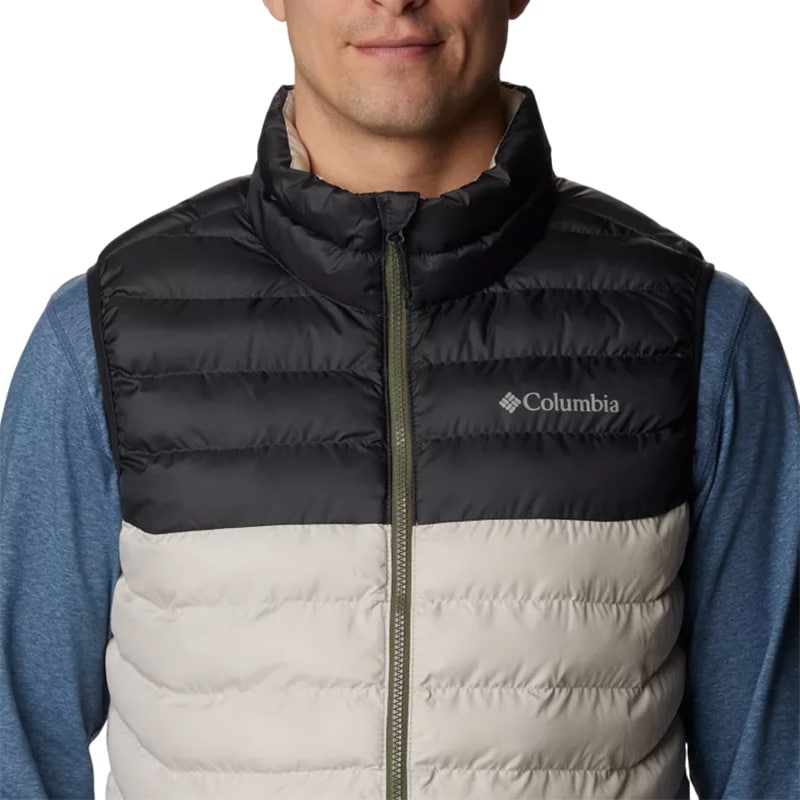 Bezrukávová vesta Columbia Powder Lite Vest – Dark Stone / Shark