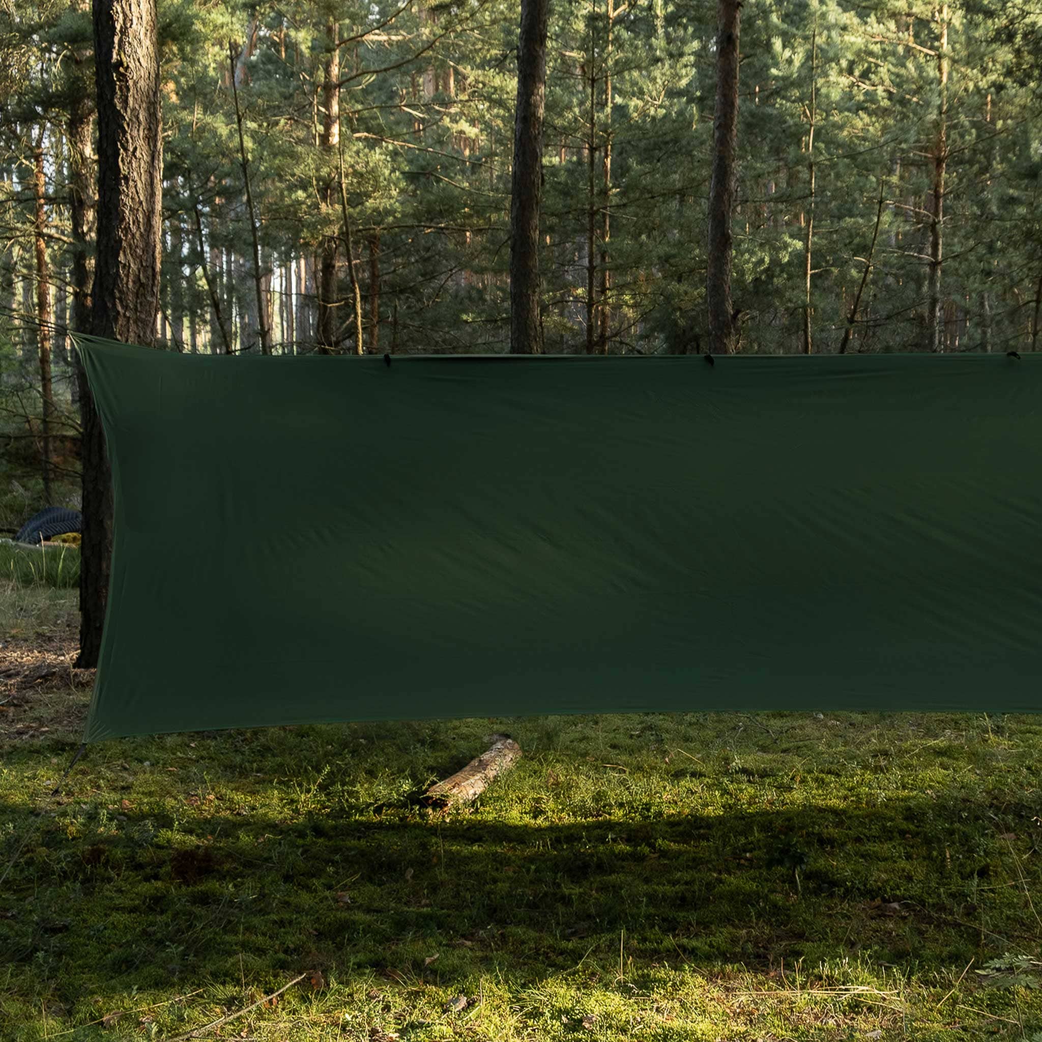 Bivakovací plachta TigerWood Termo Tarp StingRay 3,6 × 2,8 m – Green