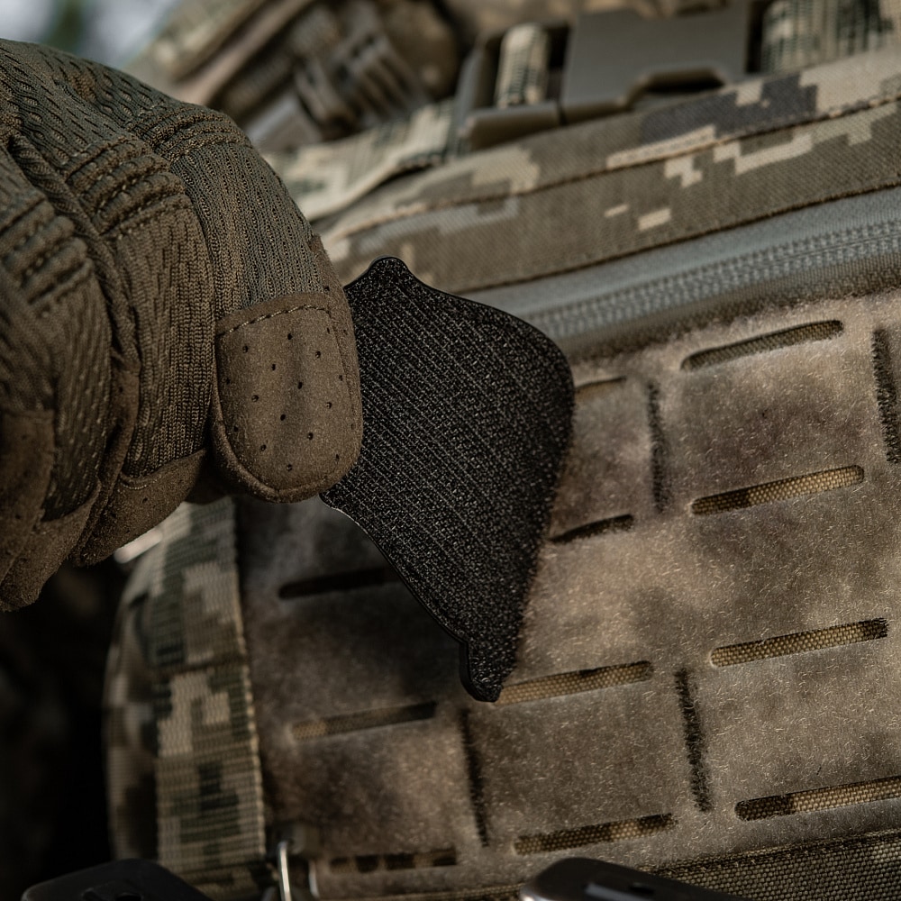 Nášivka M-Tac Jolly Roger 3D PVC - Black