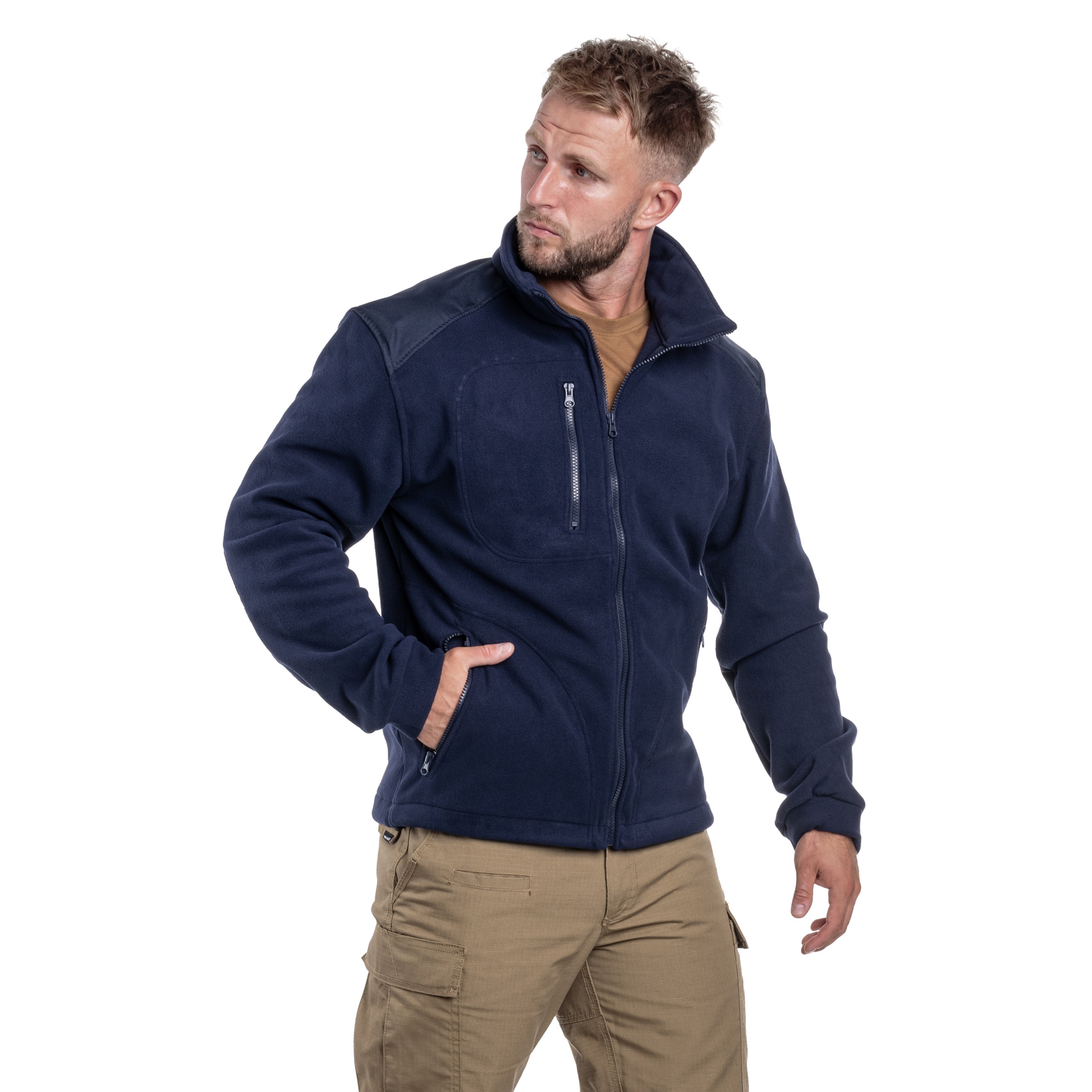 Policejní fleece – Námořní modrá