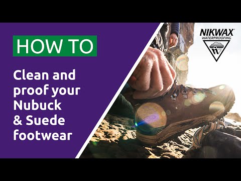 Sada na impregnaci a čištění Nikwax pro obuv z nubuku a semiše 2x125 ml