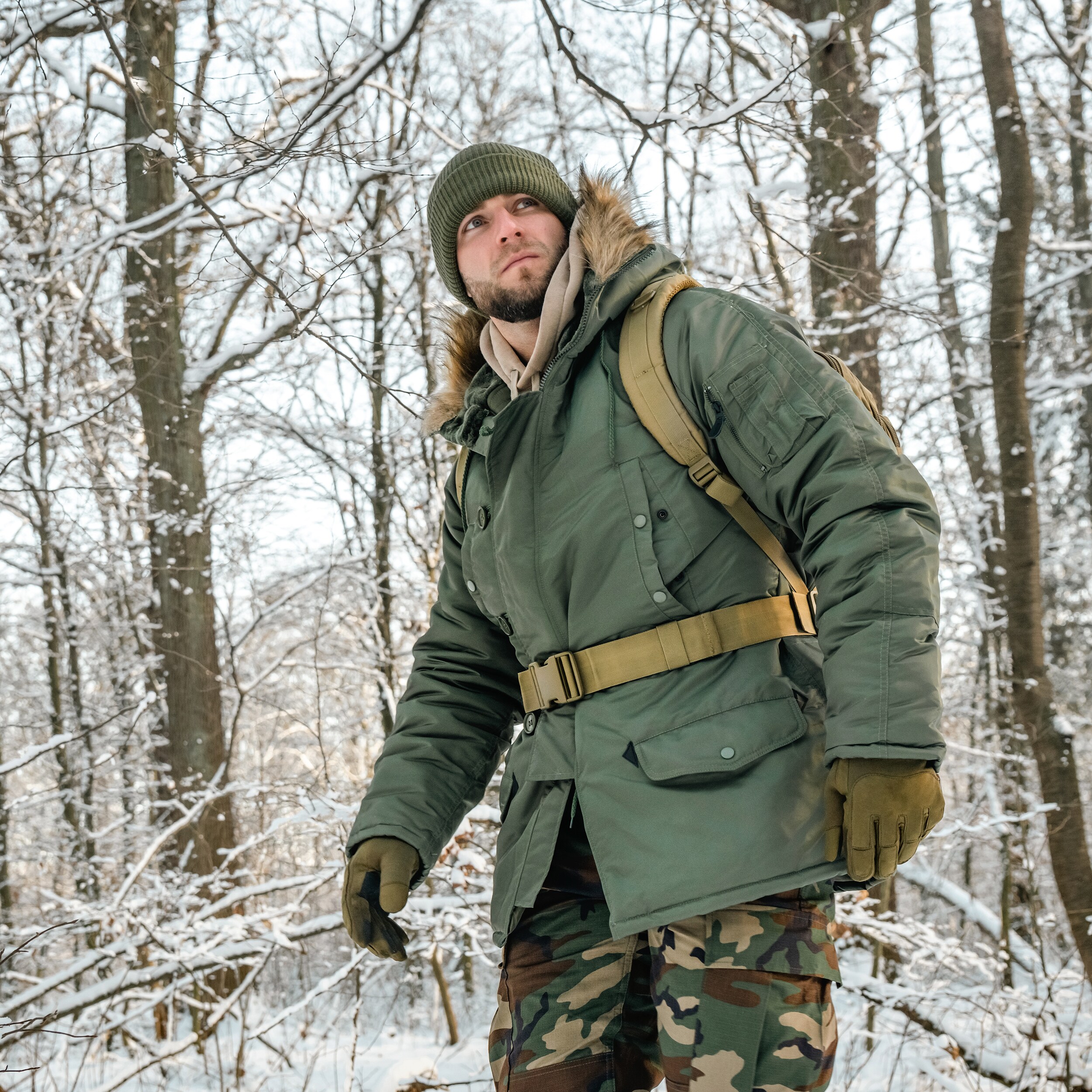 Bunda Mil-Tec N3B Parka - Olive