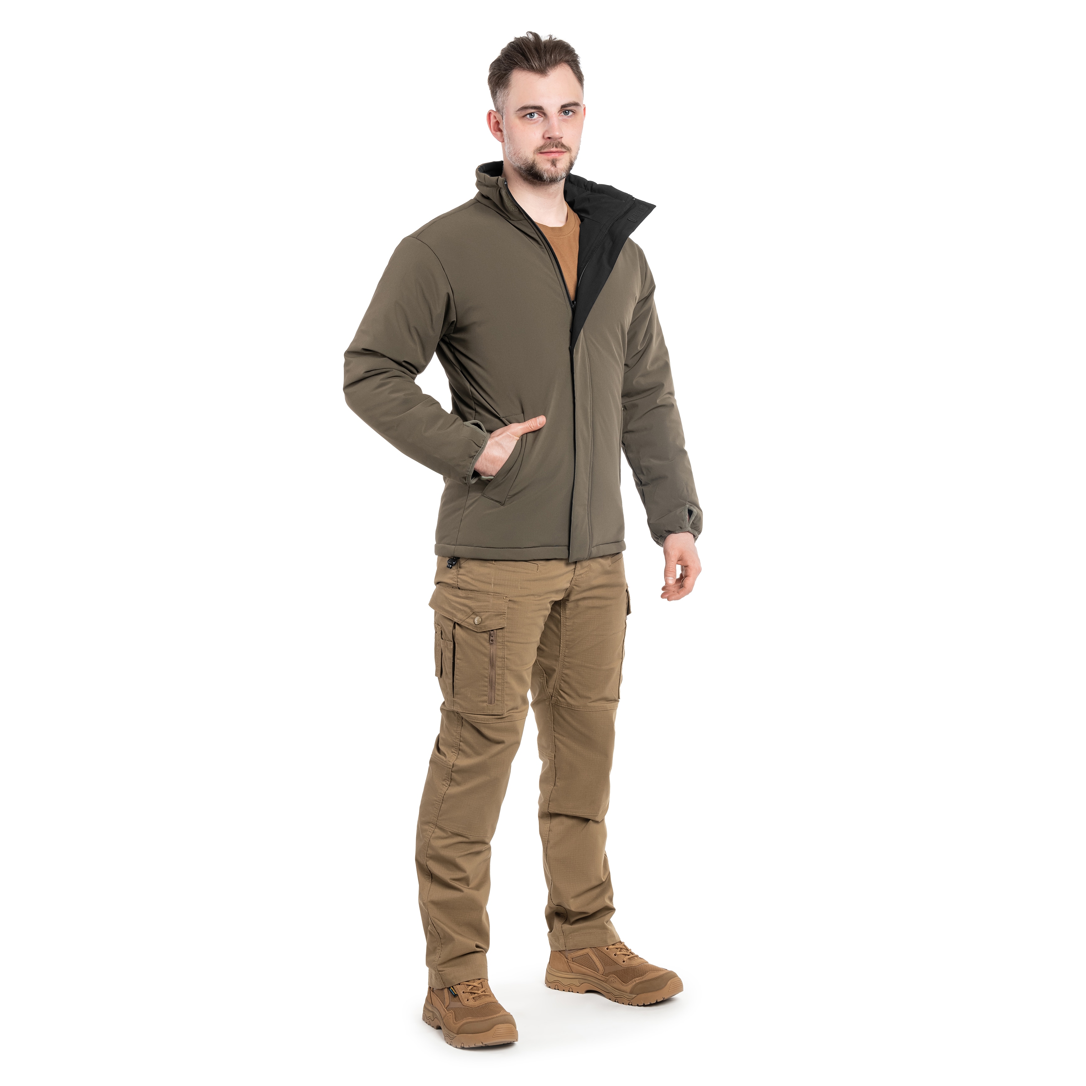 Oboustranná bunda Mil-Tec Reversible - Ranger Green/Black