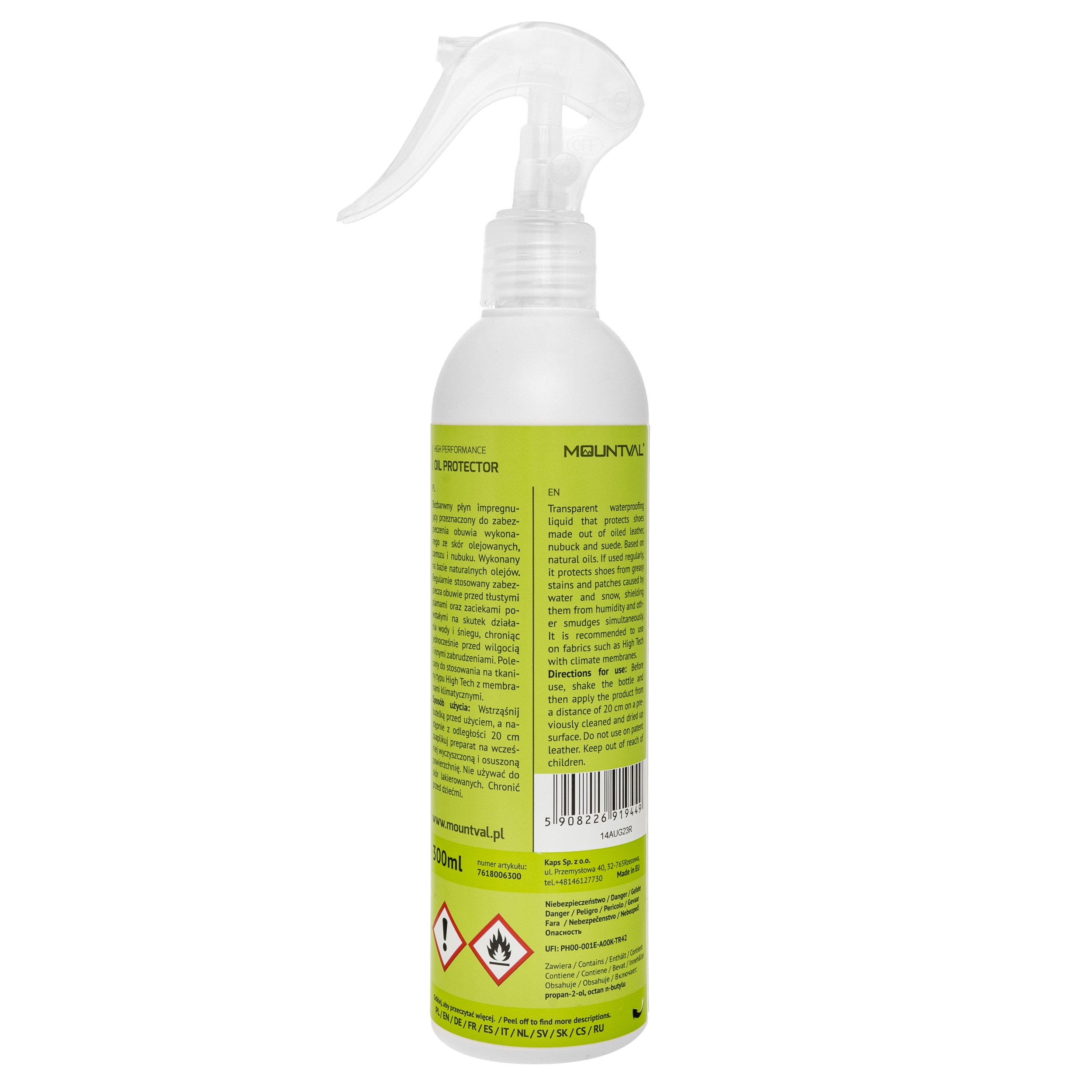 Impregnační prostředek Mountval Oil Protector 300 ml - bezbarvý