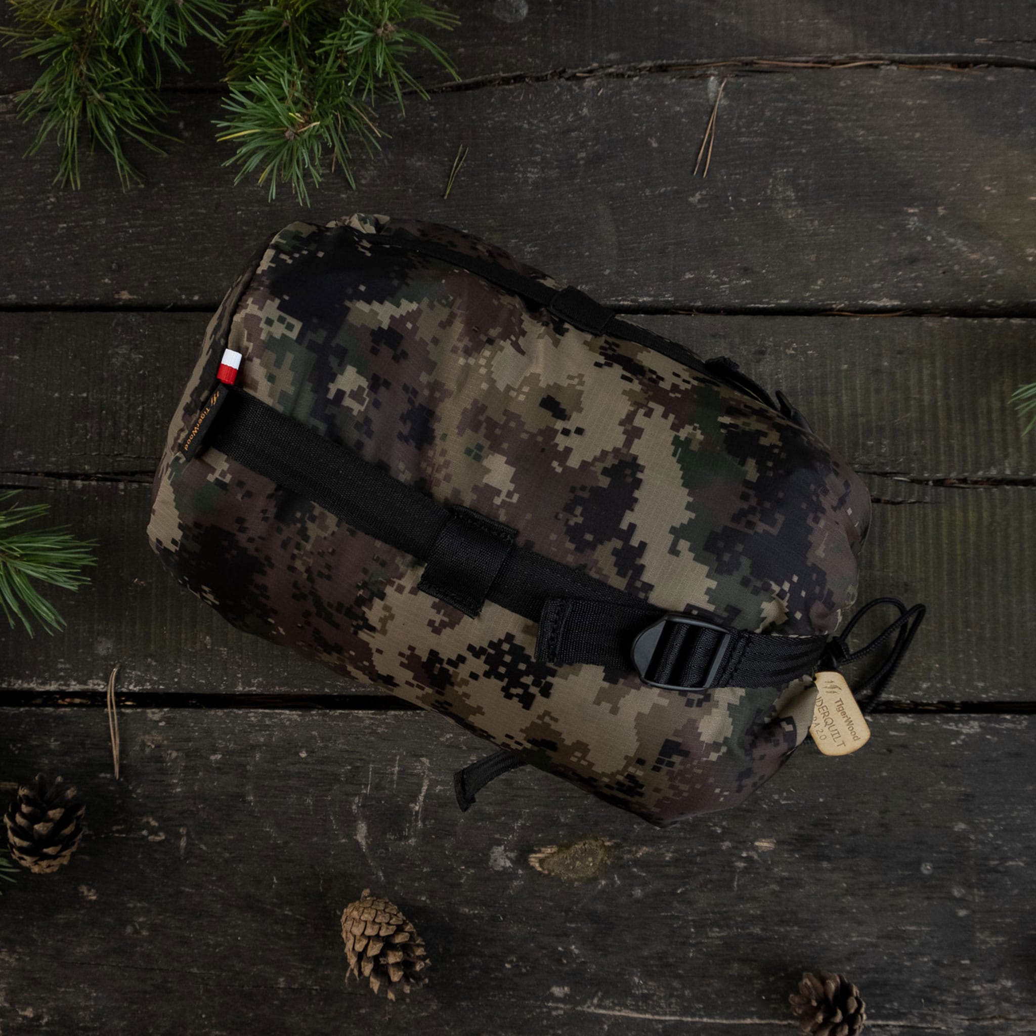 Houpací podložka TigerWood Underquilt Marra 2.0 200 cm – Camo