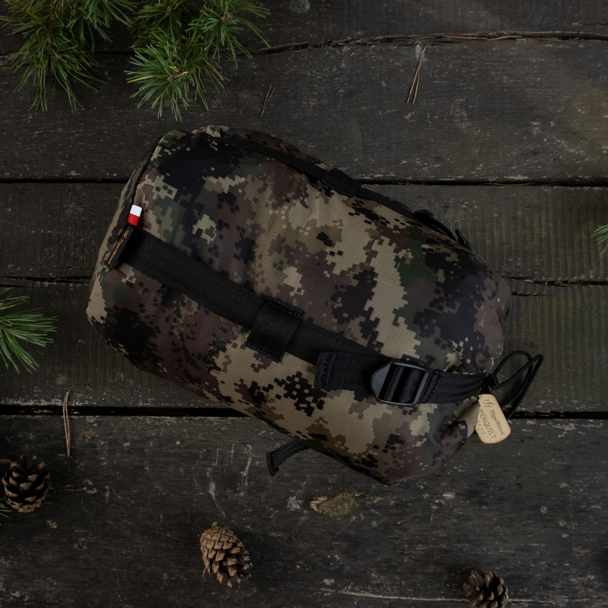 Houpací podložka TigerWood Underquilt Marra 2.0 230 cm – Camo