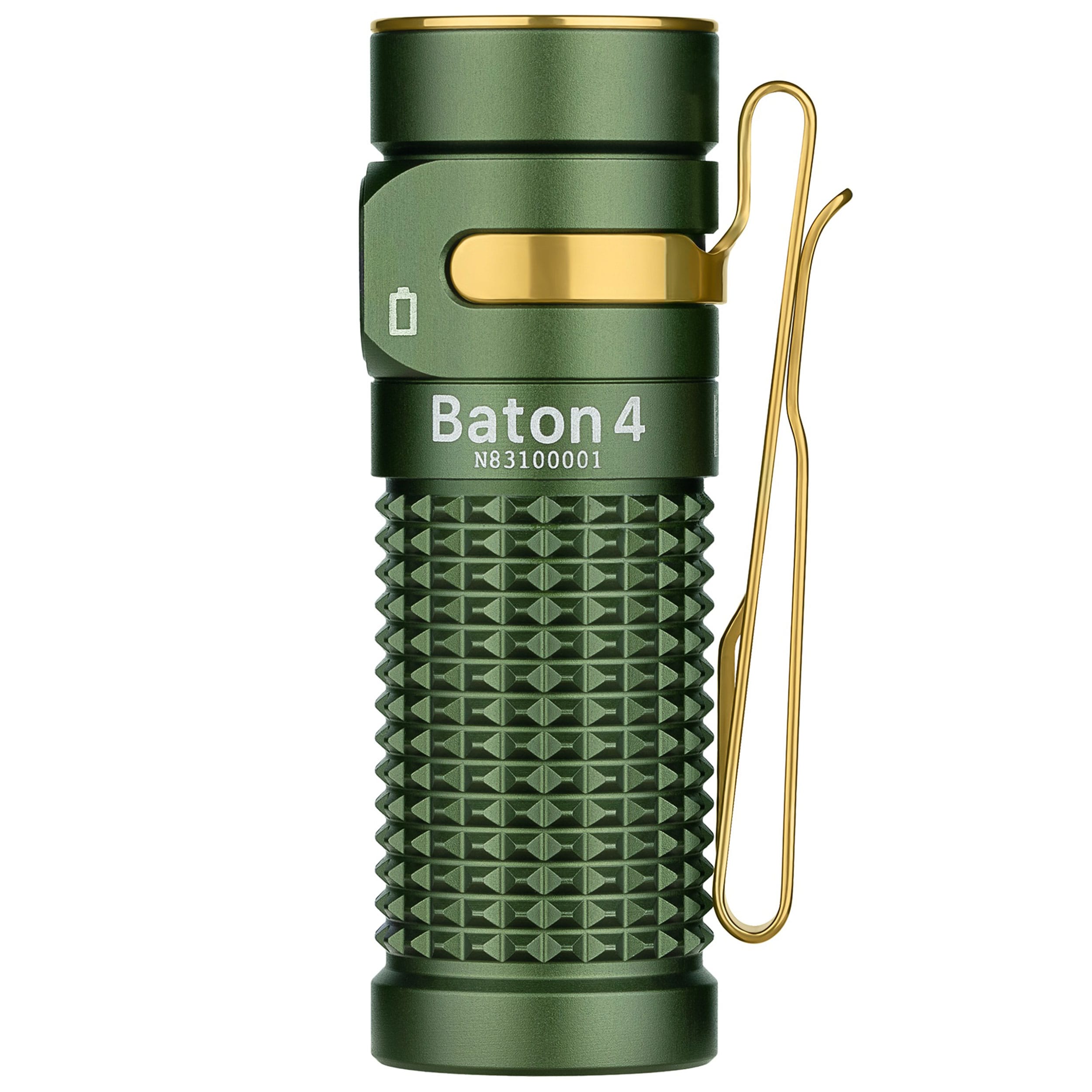 Akumulátorová svítilna Olight Baton 4 OD Green - 1300 lumenů