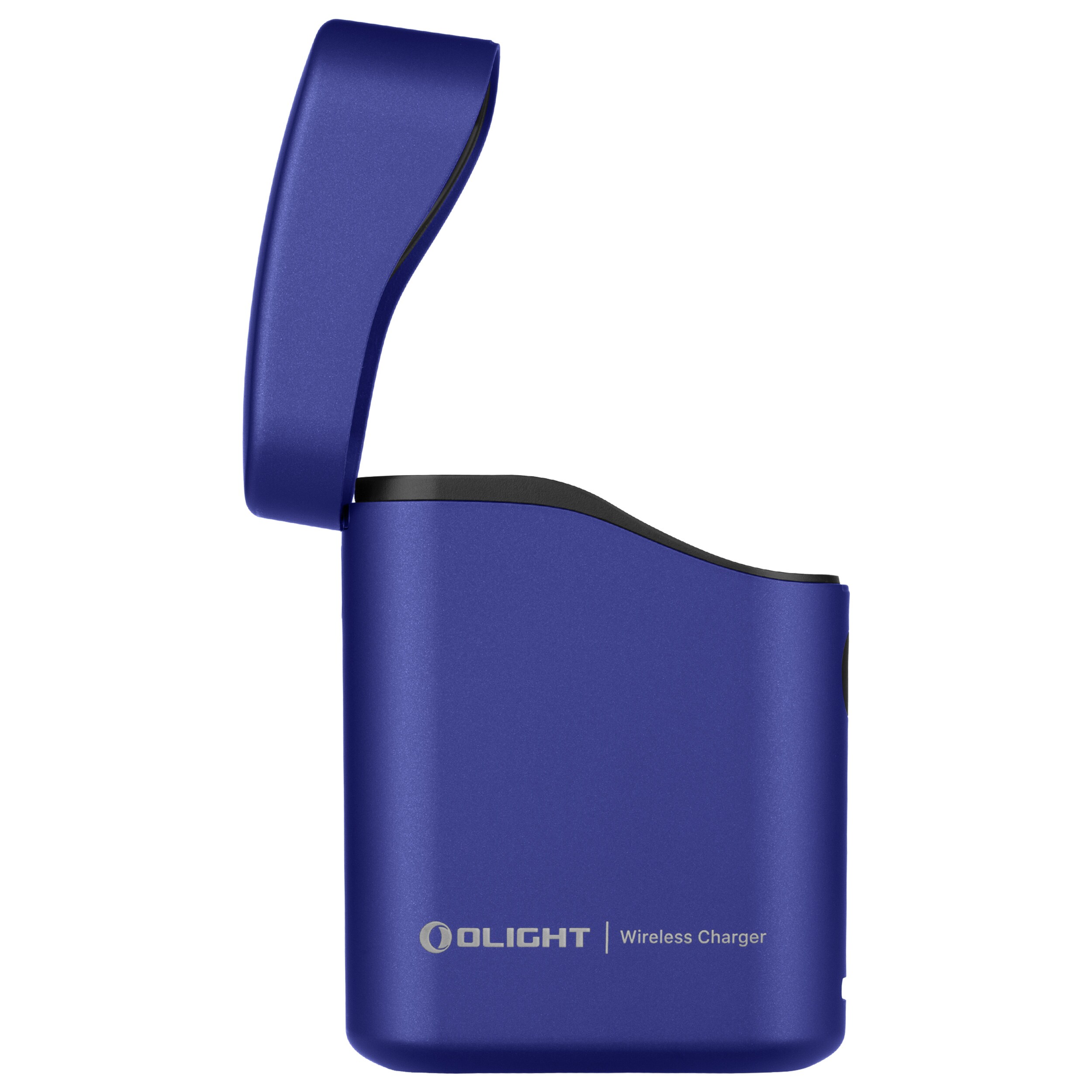 Svítilna Olight Baton 4 Premium Edition Regal Blue s bezdrátovým nabíjecím pouzdrem - 1300 lumenů