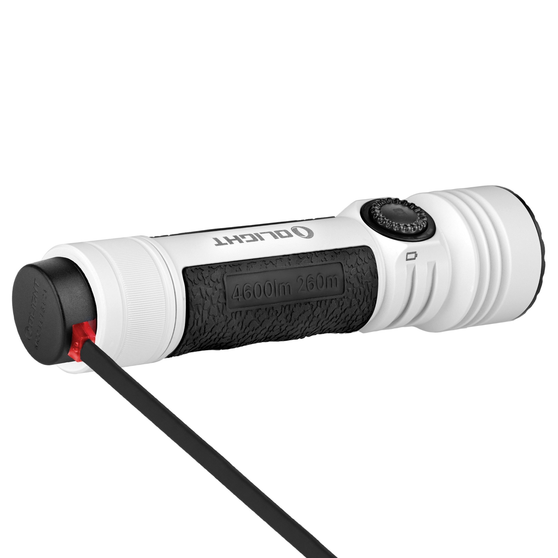 Taktická a pátrací svítilna Olight Seeker 4 Pro Cool White White - 4600 lumenů