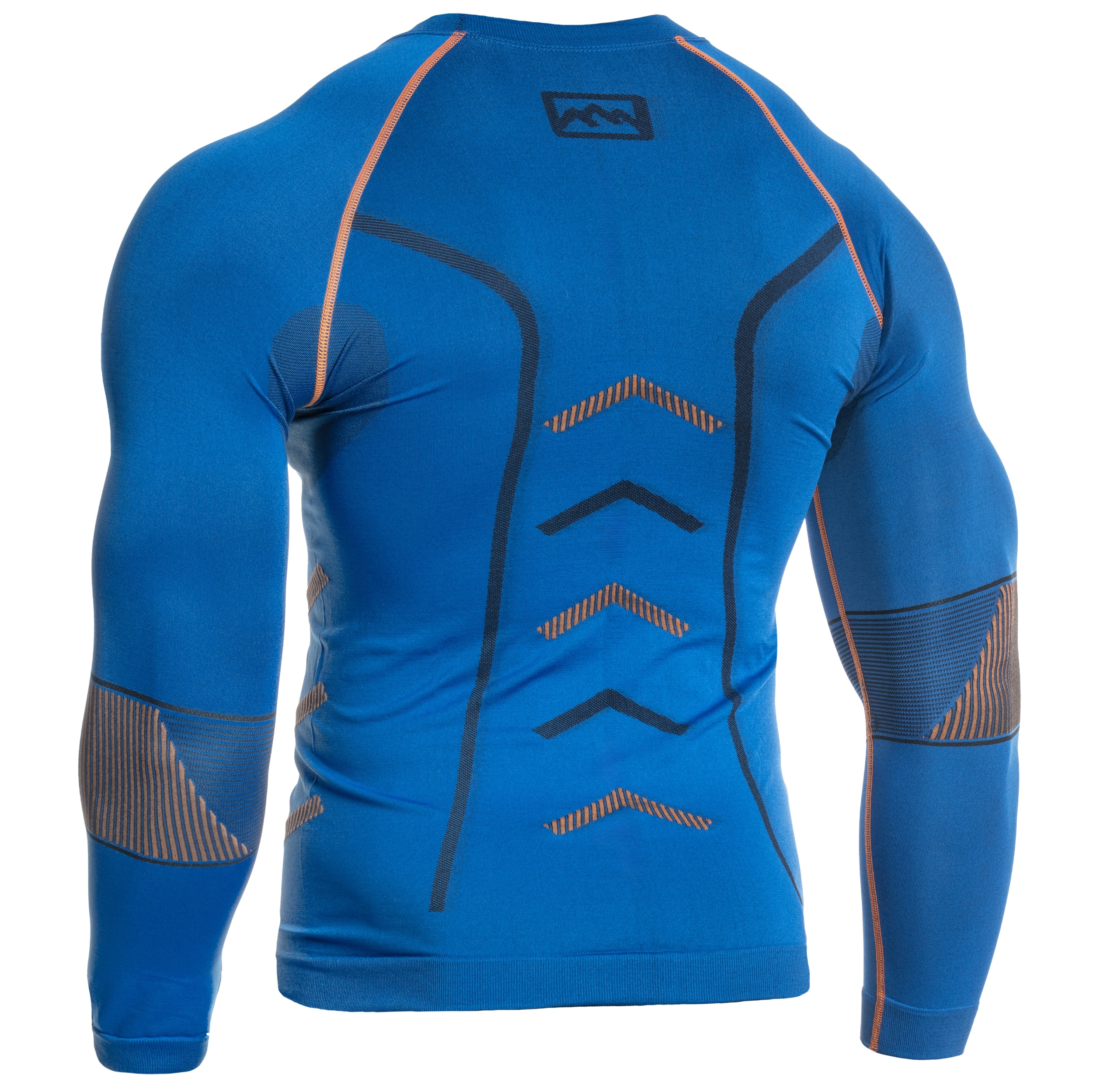 Termoaktivní tričko FreeNord Tongari Long Sleeve - Royal/Orange