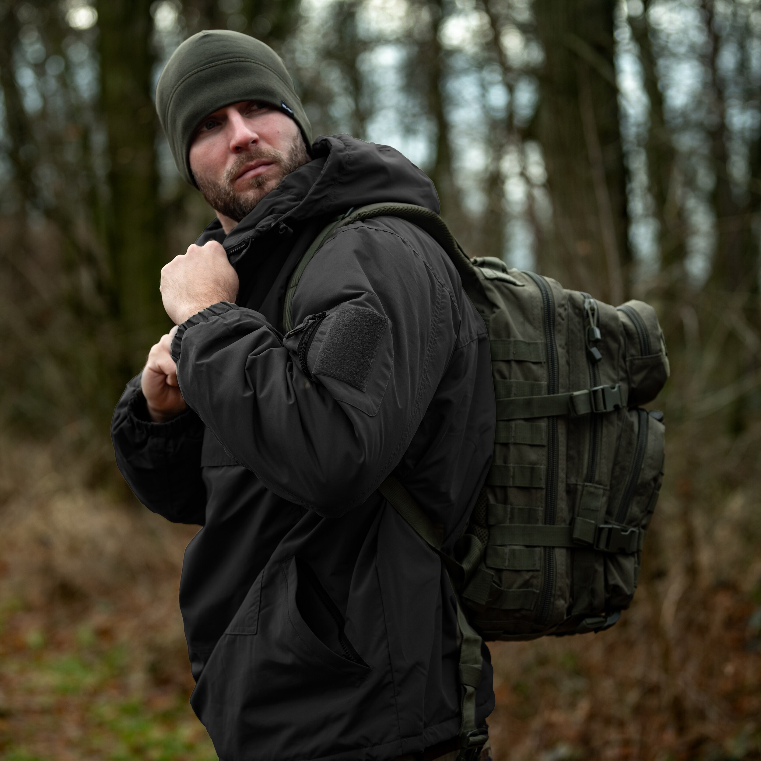 Bunda Mil-Tec Winter Combat Anorak - Black