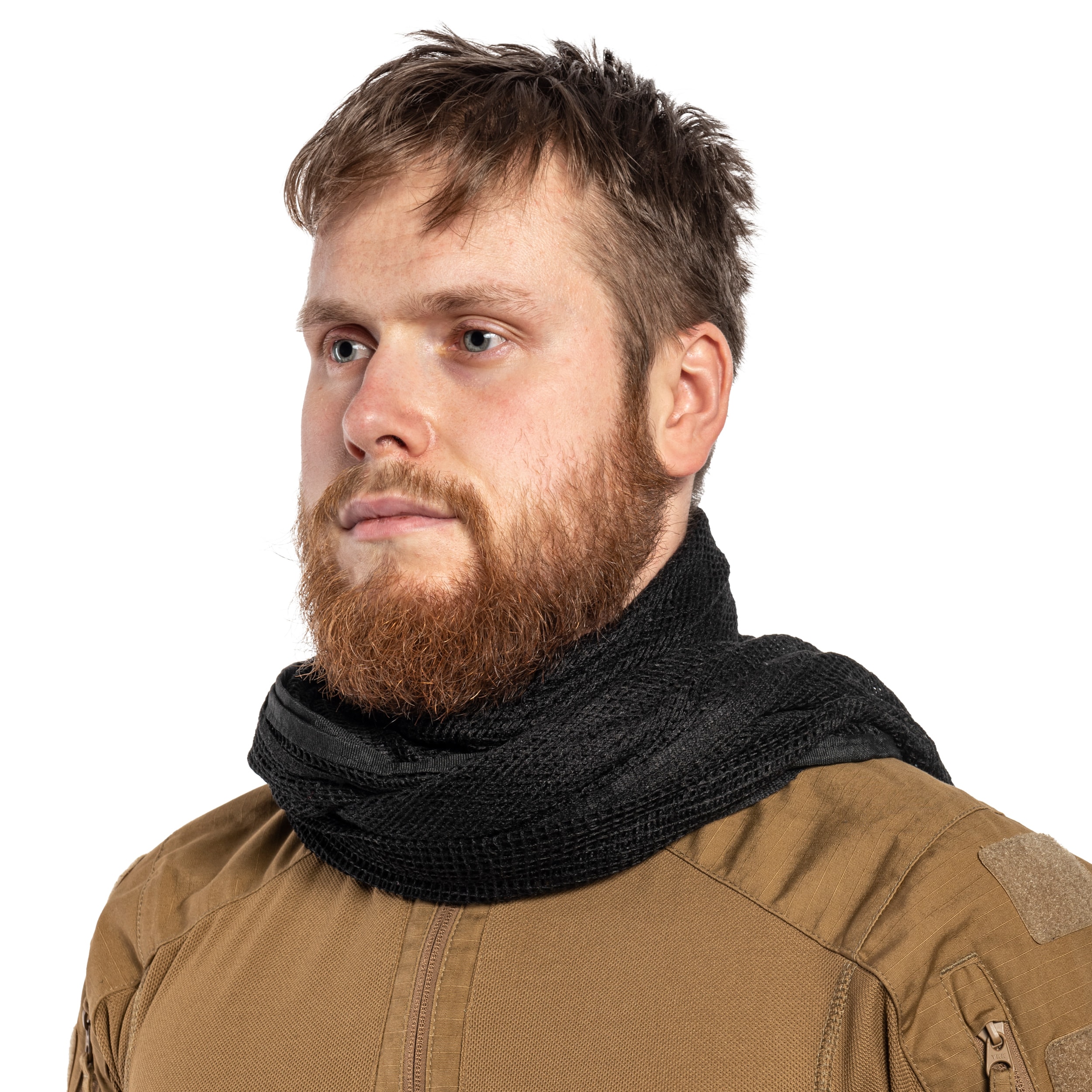 Osobní maskovací síť Brandit Commando Net Scarf – Black