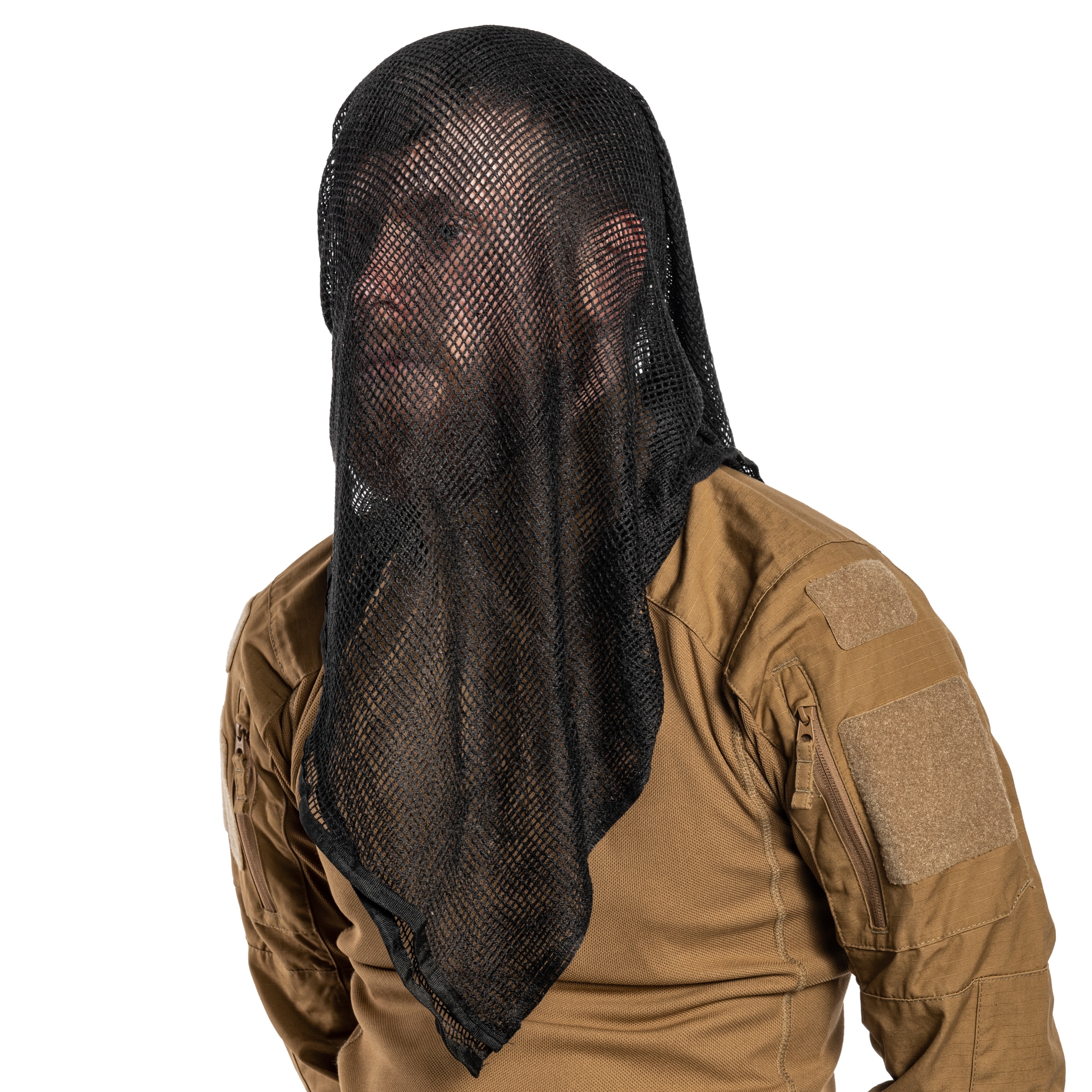 Osobní maskovací síť Brandit Commando Net Scarf – Black