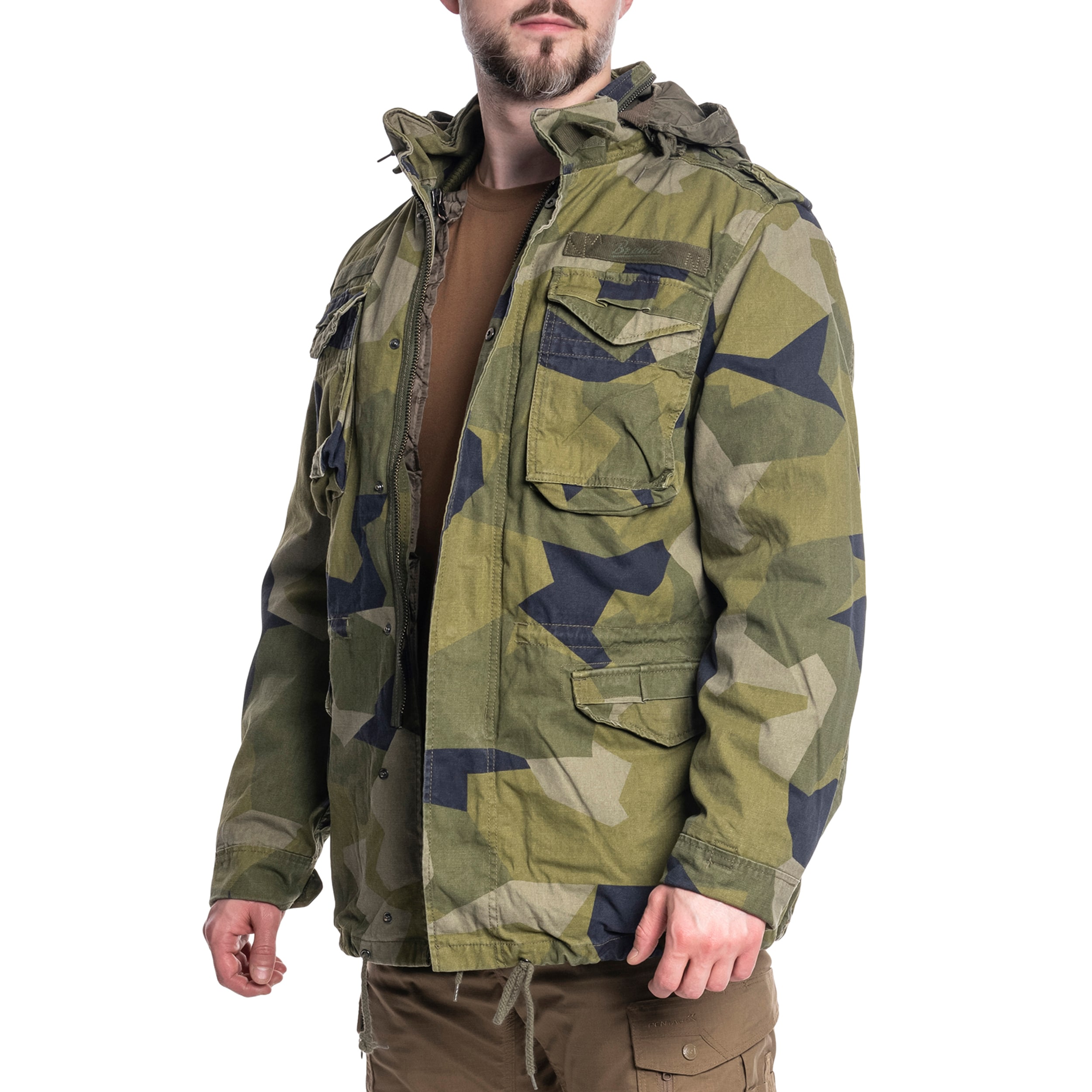 Bunda Brandit M65 Giant - Swedish Camo