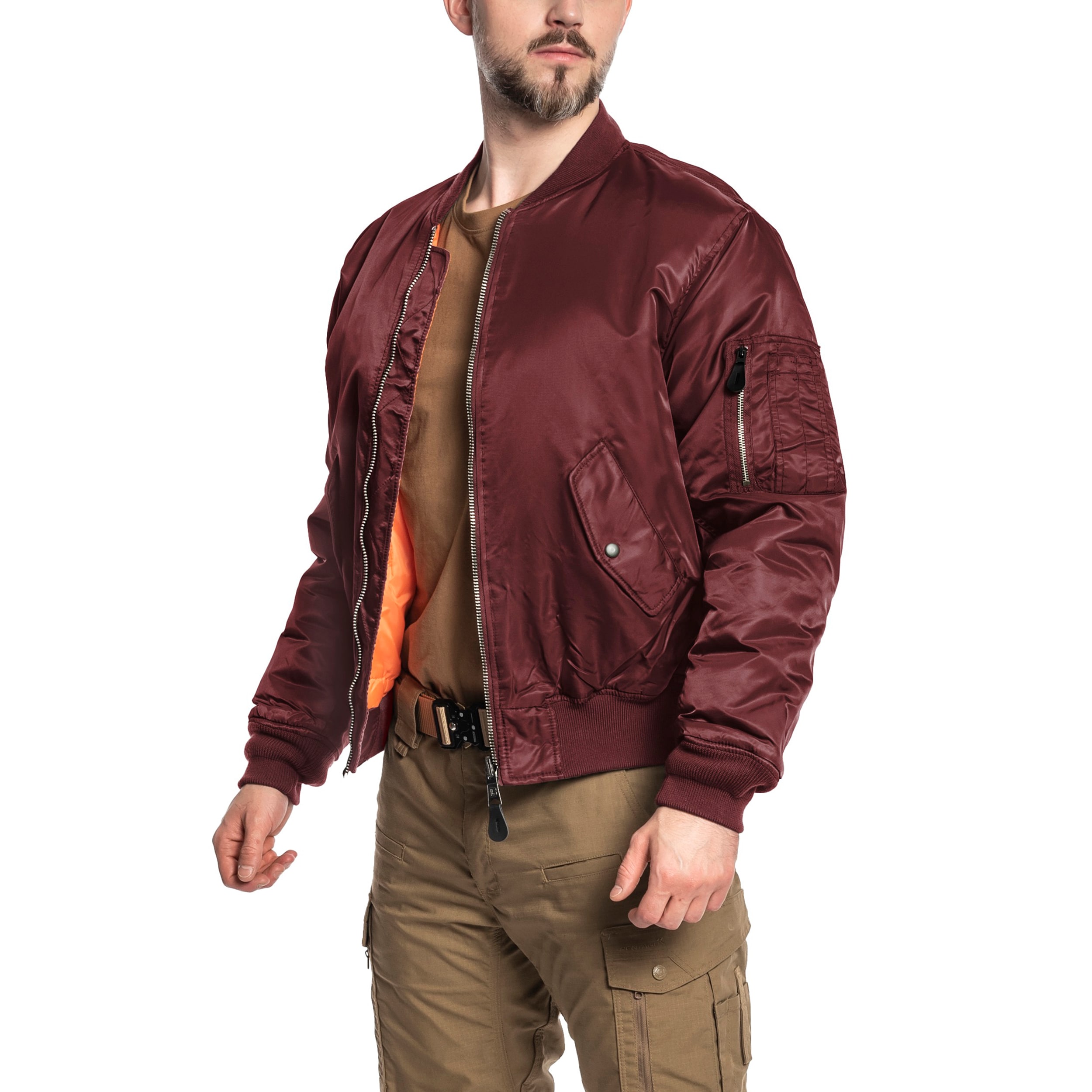 Bunda Brandit MA1 - Burgundy