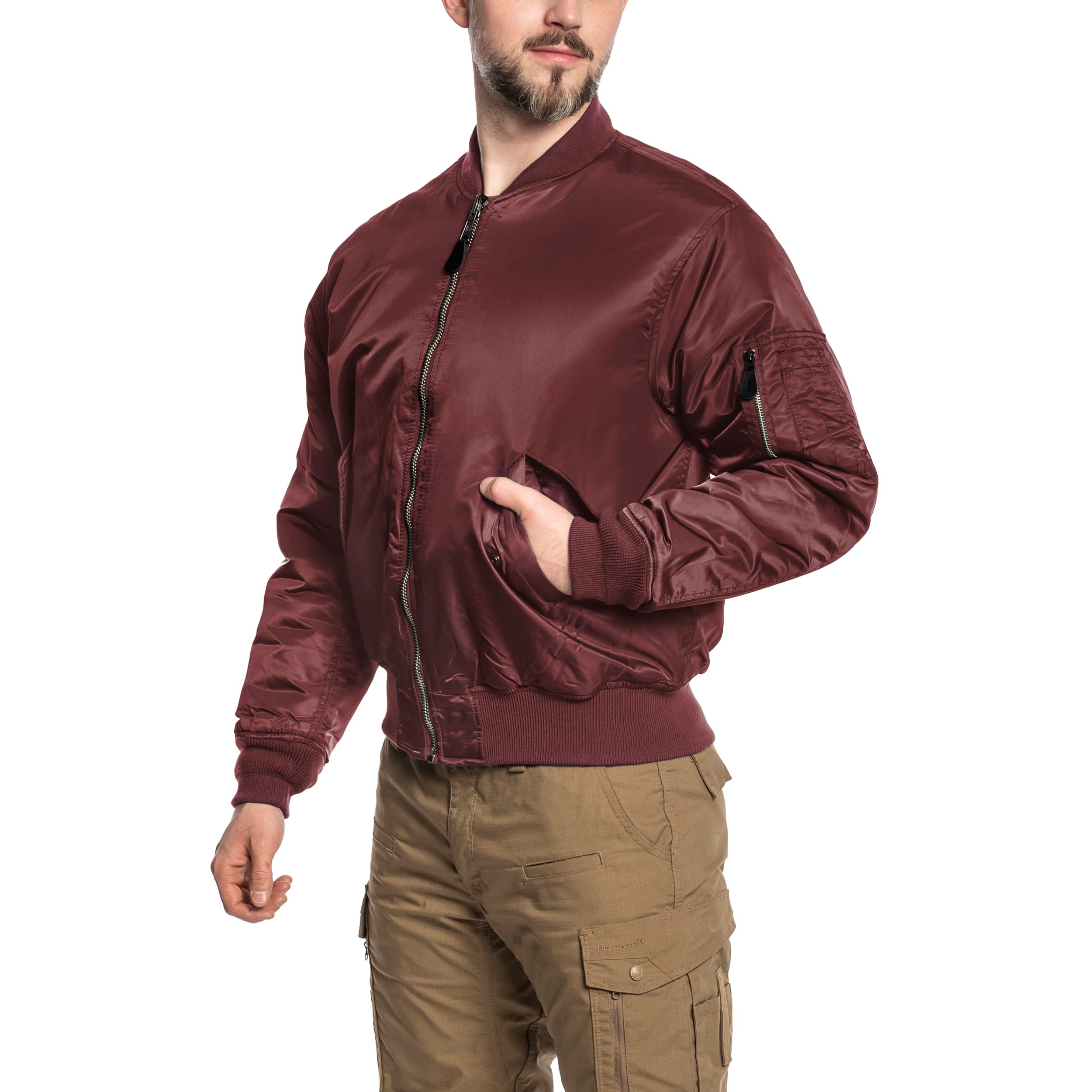 Bunda Brandit MA1 - Burgundy