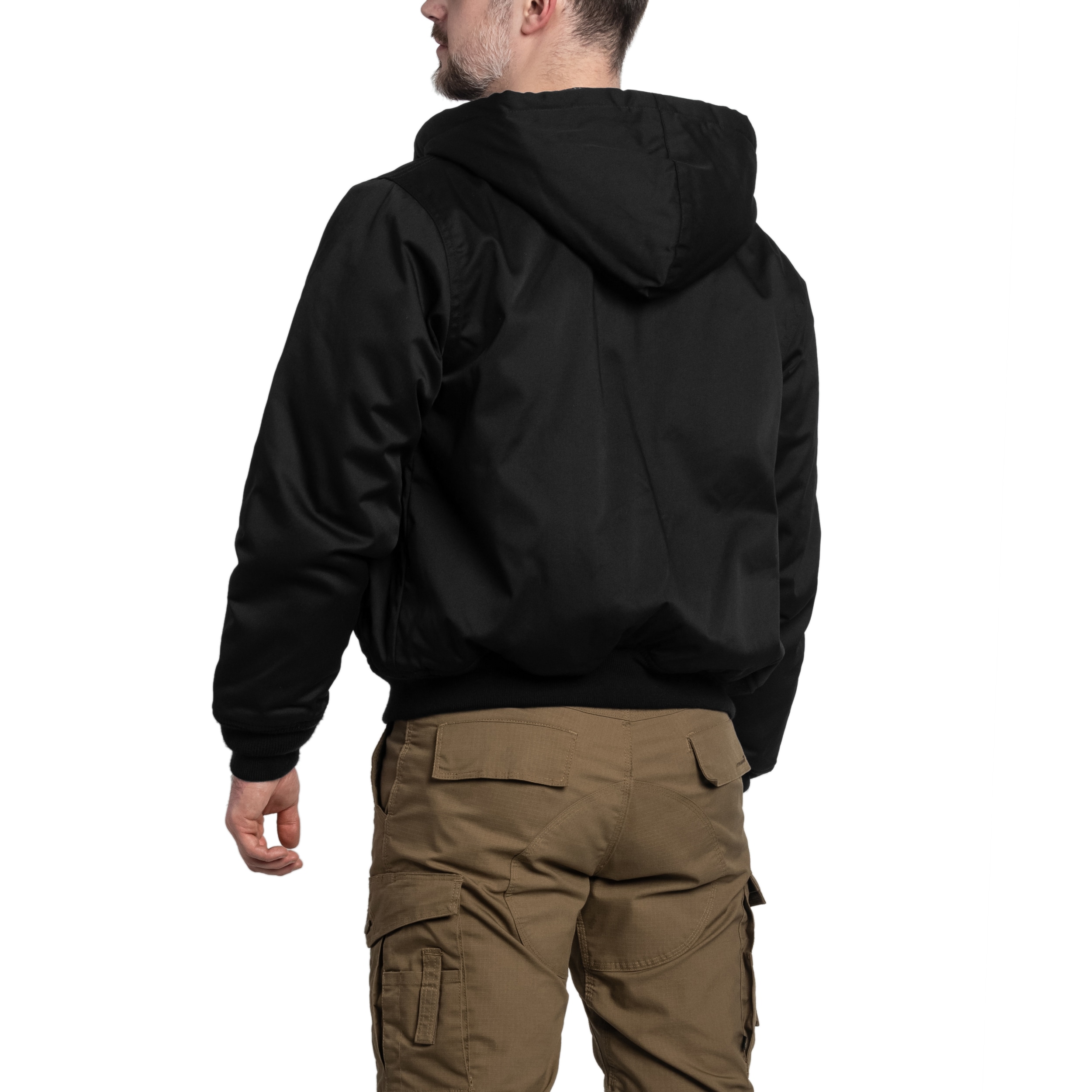 Bunda Brandit Lord Canterbury Hooded Winter Jacket - Black