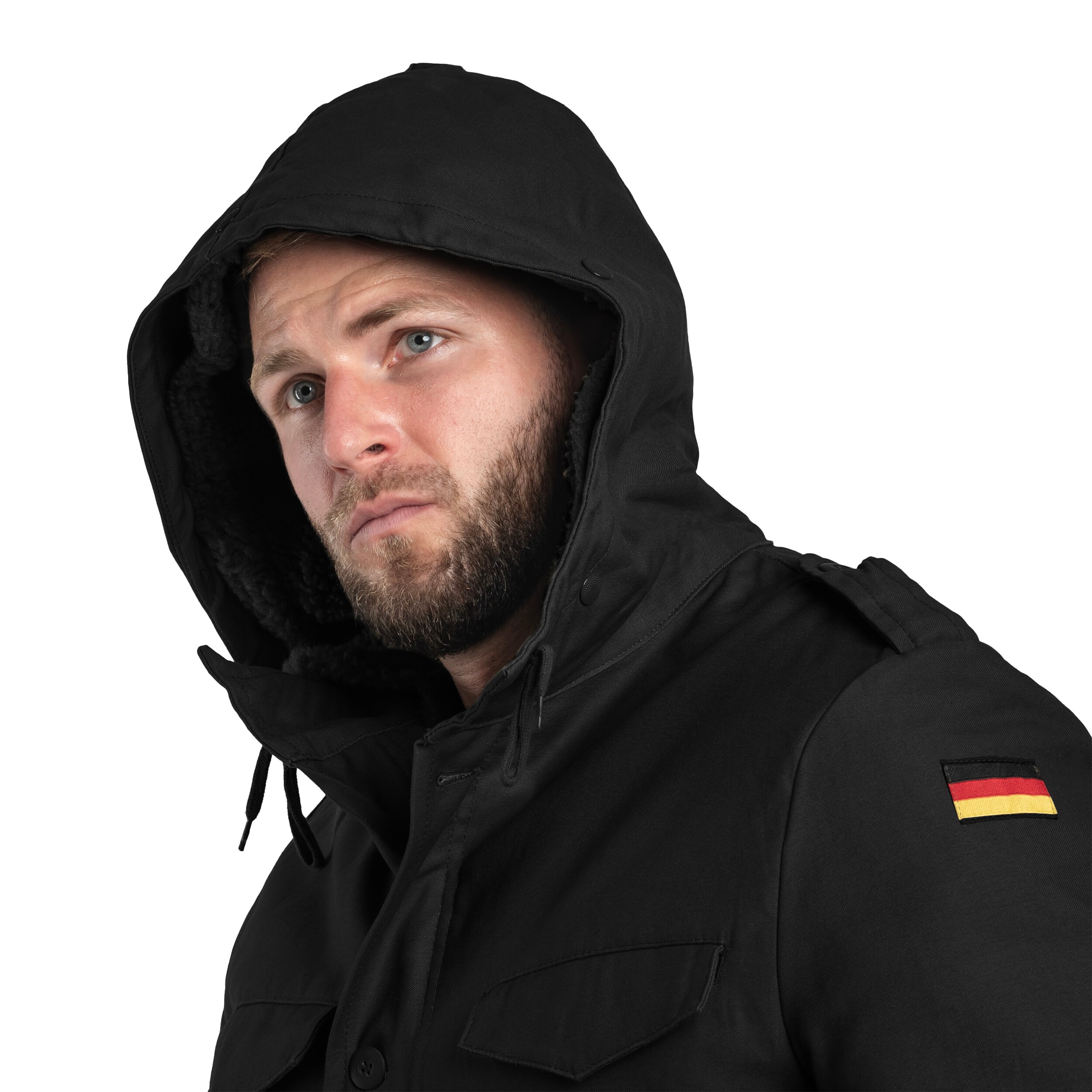 Bunda Brandit BW Parka Flag - Black