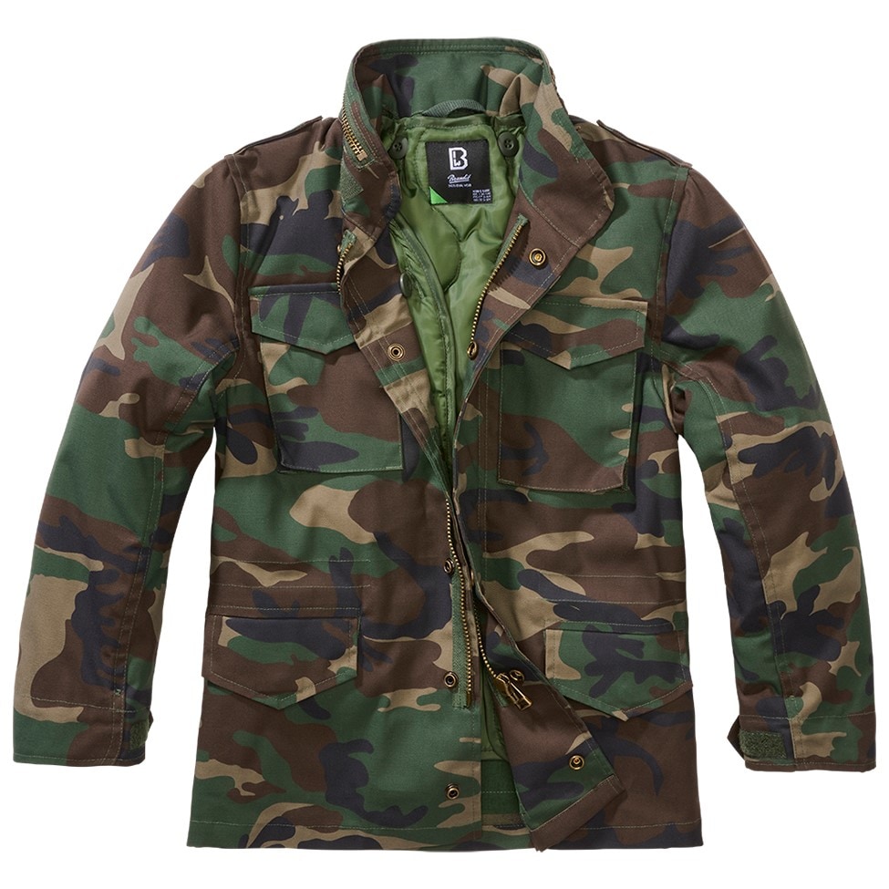 Dětská bunda Brandit M65 Standard - Woodland
