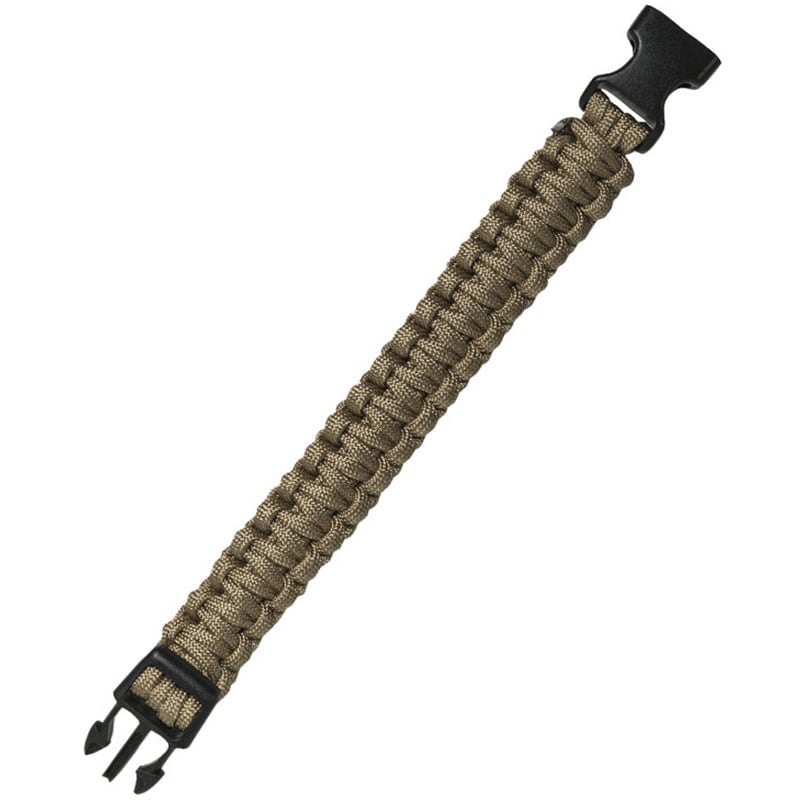 Náramek Paracord Mil-Tec spona 22 mm - Coyote