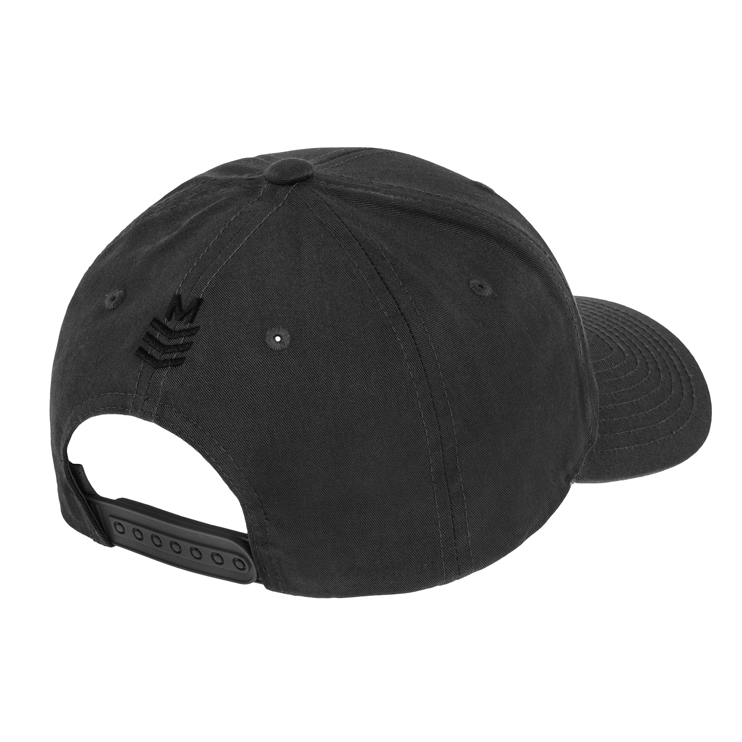 Kšiltovka Military Wear Curved Classic Snapback - Black