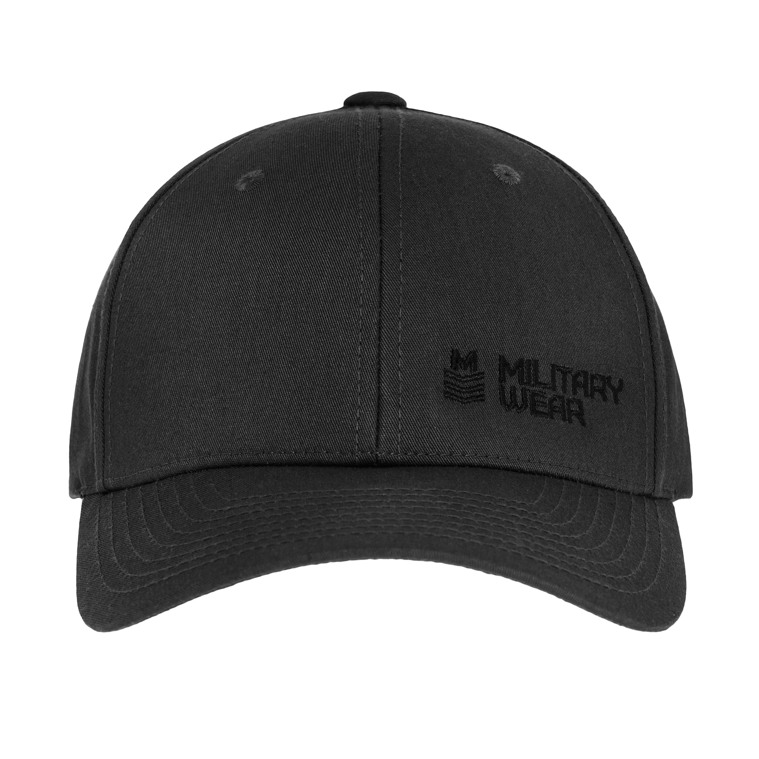Kšiltovka Military Wear Curved Classic Snapback - Black