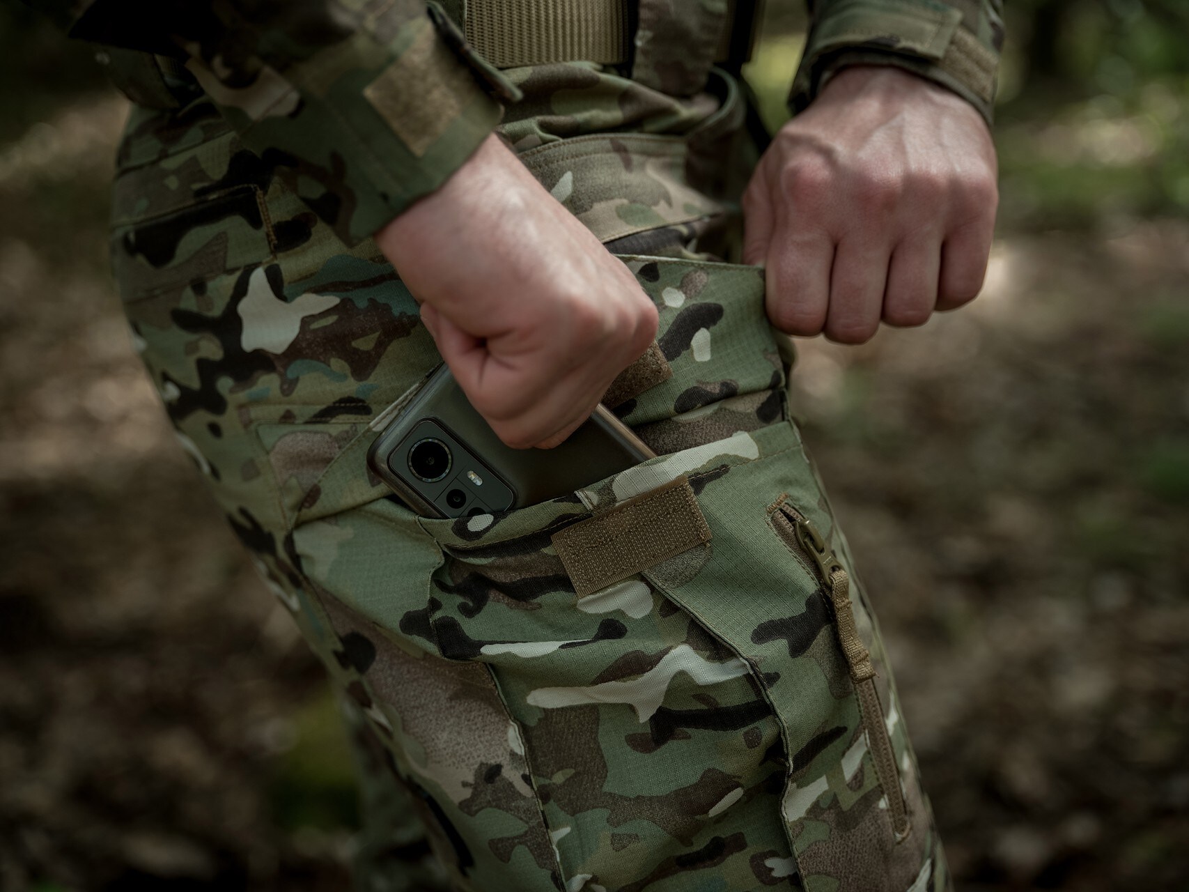 Kalhoty Texar Elite Pro 2.0 Micro Rip-Stop - Arid MC Camo