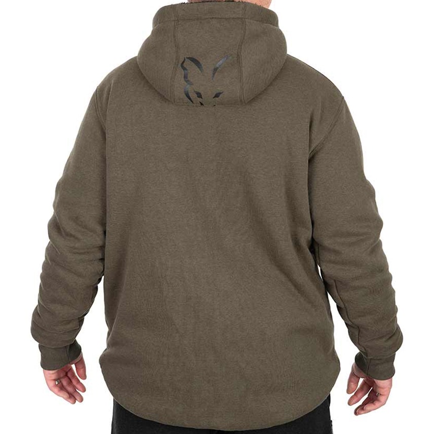 Bunda Fox Sherpa Jacket - Green/Black