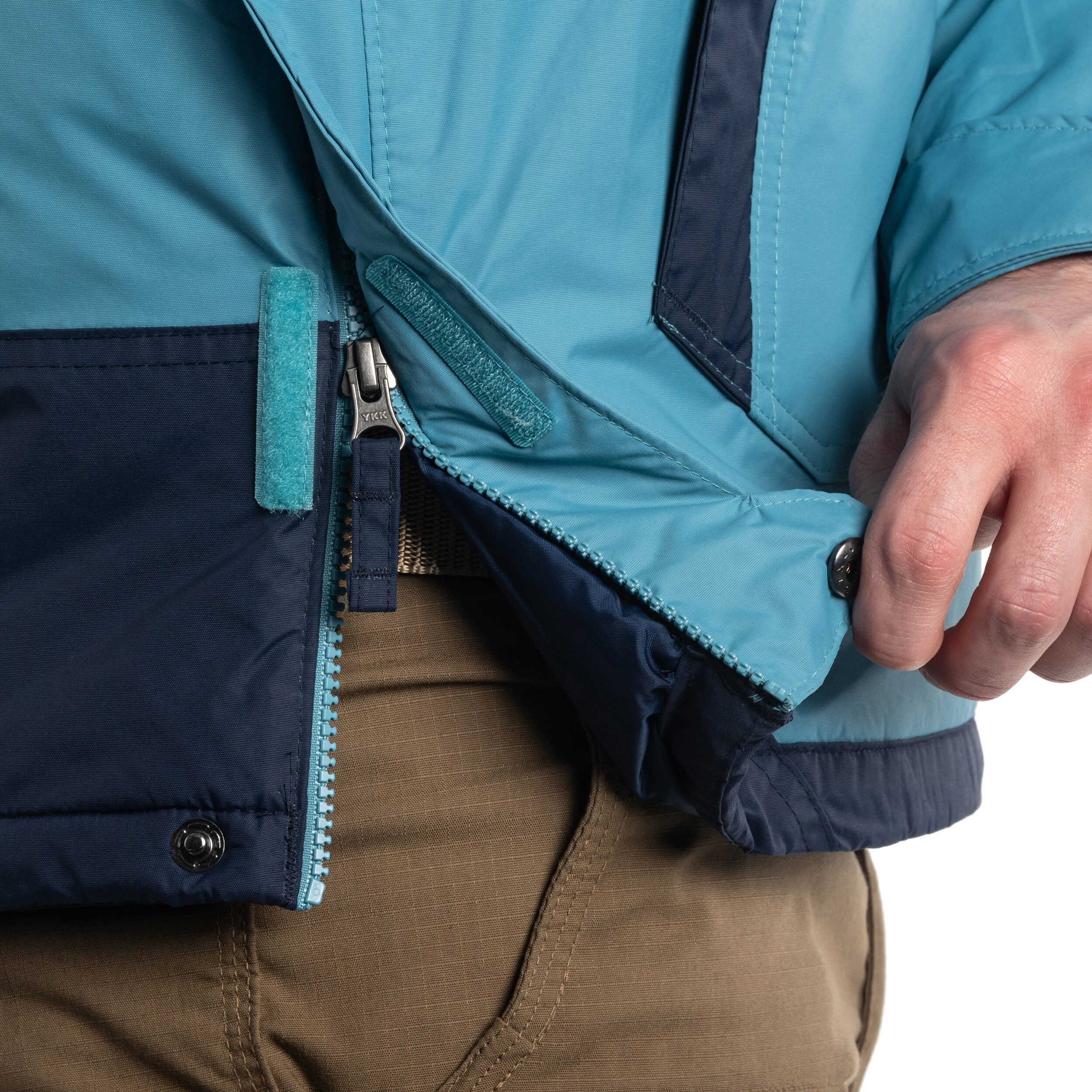 Bunda Columbia Challenger Pullover Anorak - Shasta/Collegiate Navy