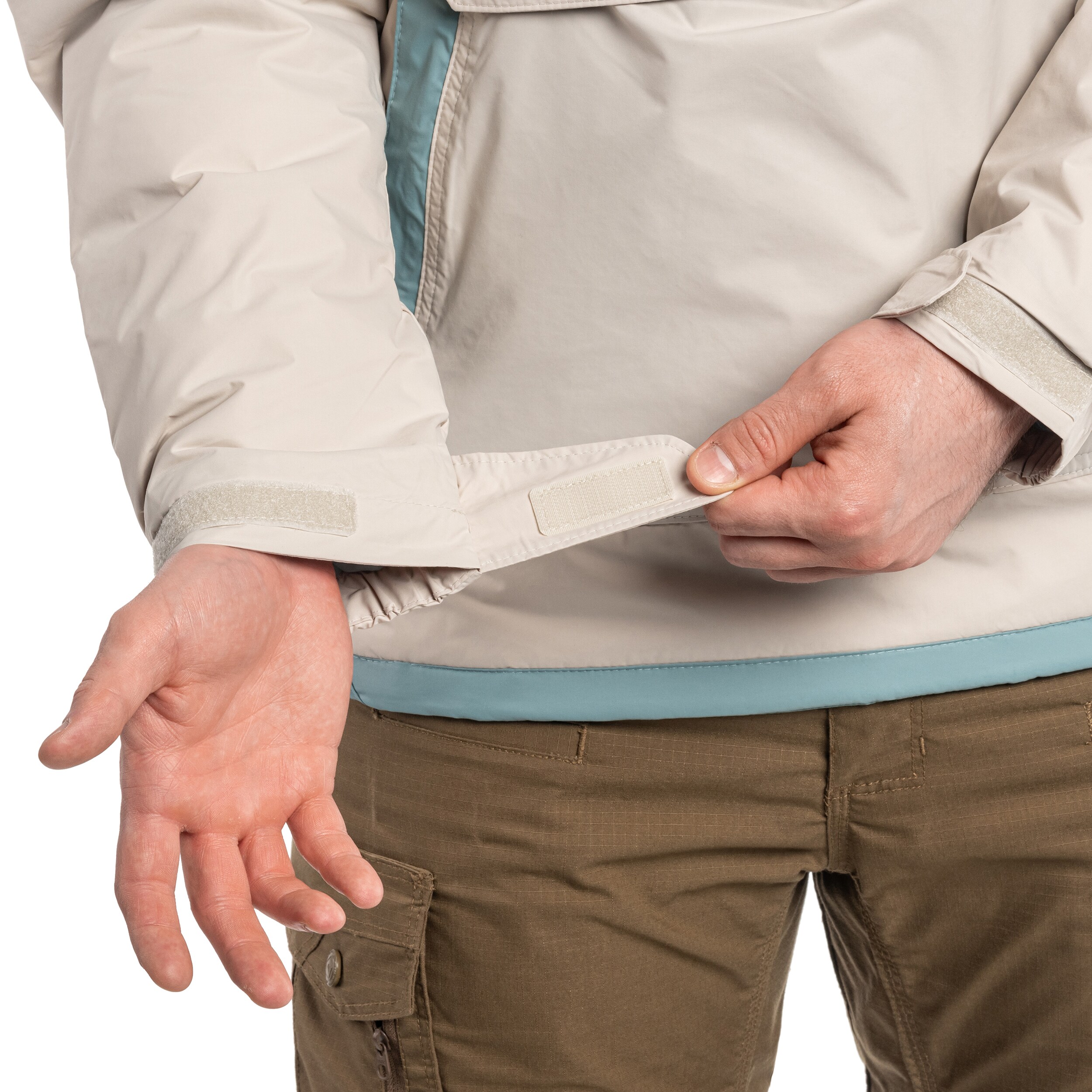 Bunda Columbia Challenger Pullover Anorak - Dark Stone/Stone Blue