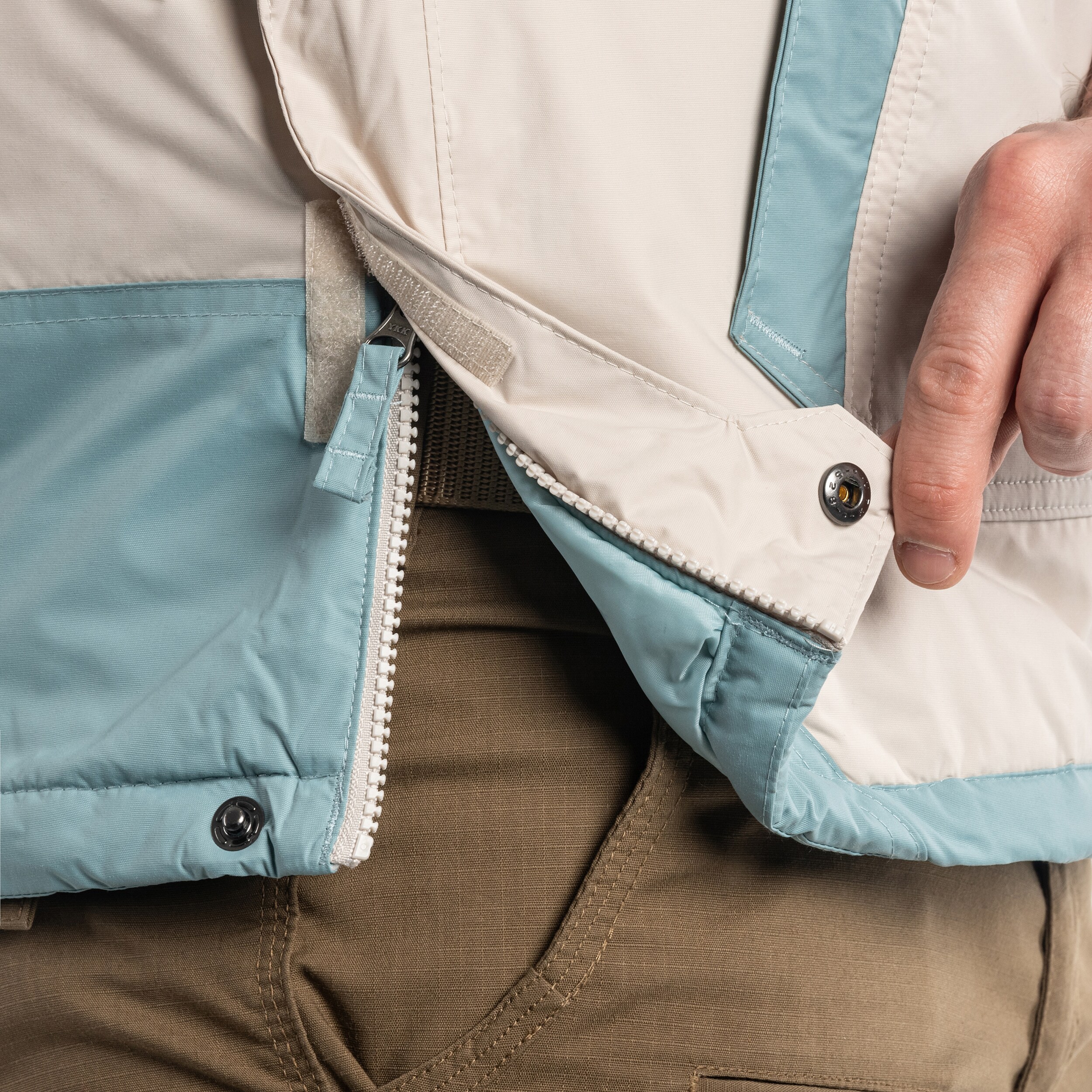 Bunda Columbia Challenger Pullover Anorak - Dark Stone/Stone Blue