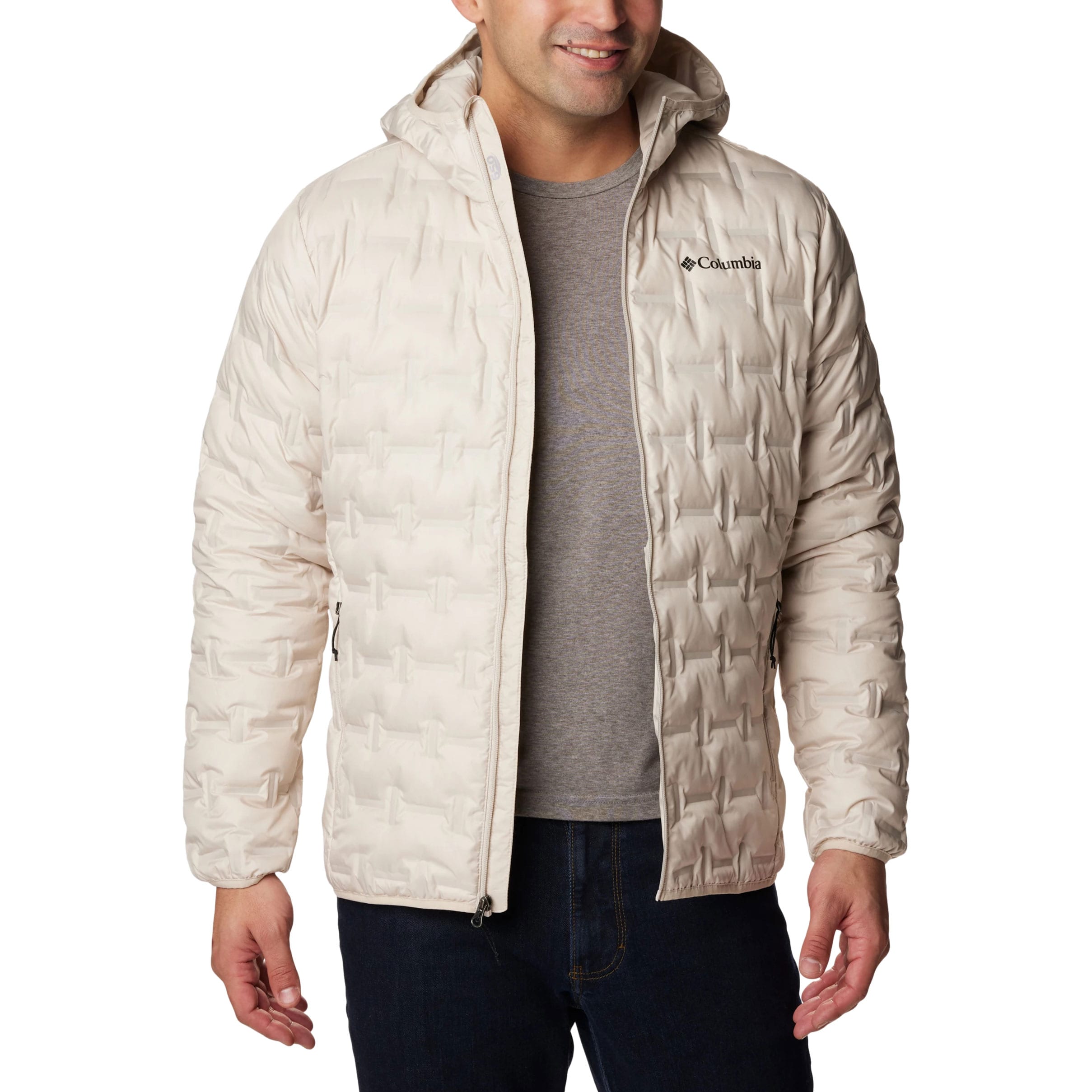 Bunda Columbia Delta Ridge Down Hooded - Dark Stone