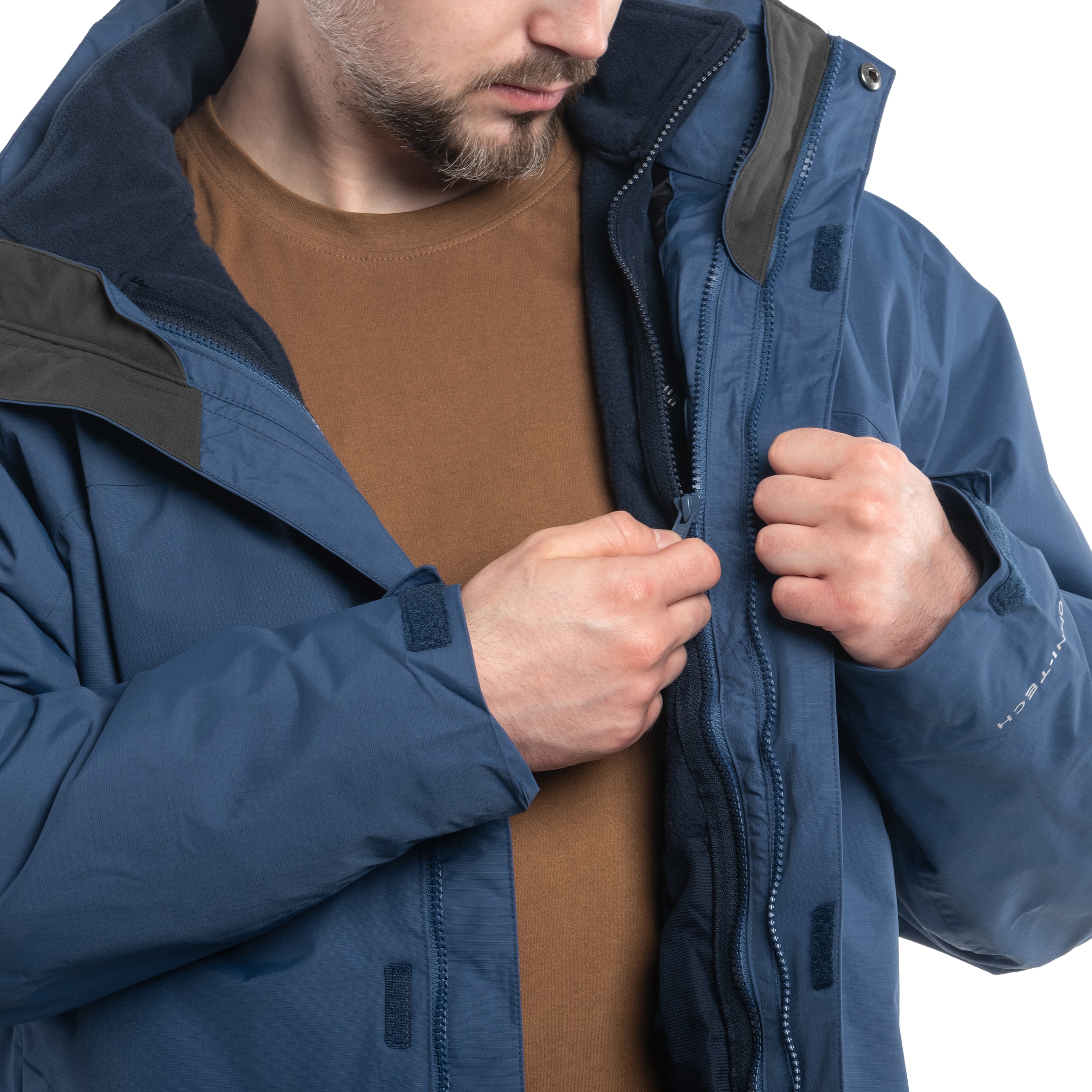 Bunda Columbia Mission Air Interchange Jacket - Night Tide/Collegiate Navy