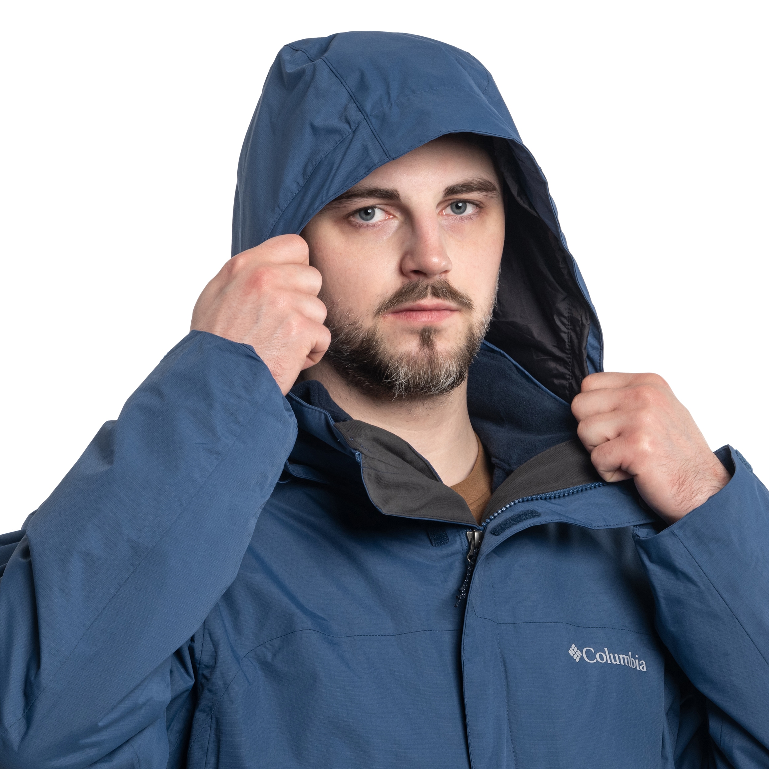 Bunda Columbia Mission Air Interchange Jacket - Night Tide/Collegiate Navy