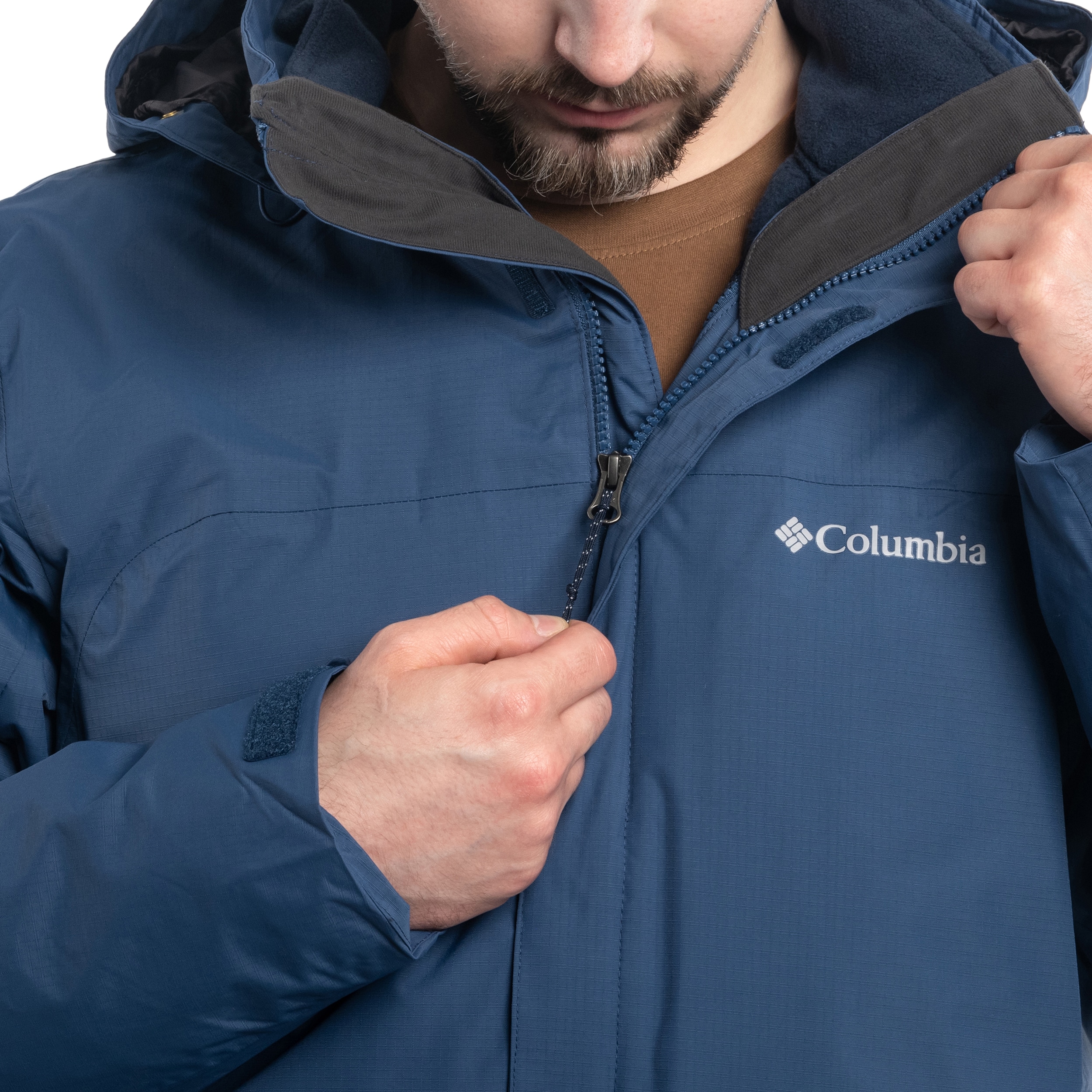 Bunda Columbia Mission Air Interchange Jacket - Night Tide/Collegiate Navy