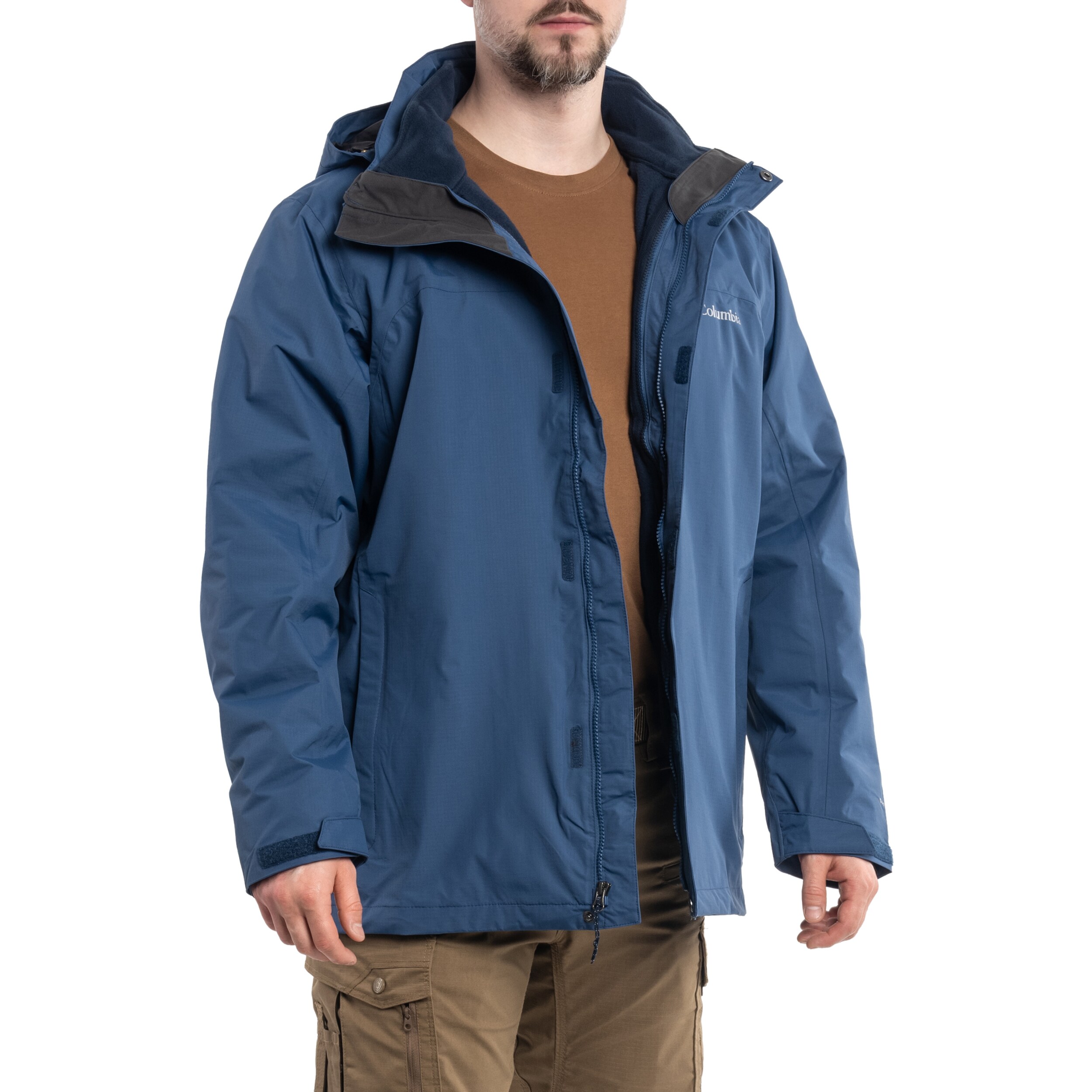 Bunda Columbia Mission Air Interchange Jacket - Night Tide/Collegiate Navy