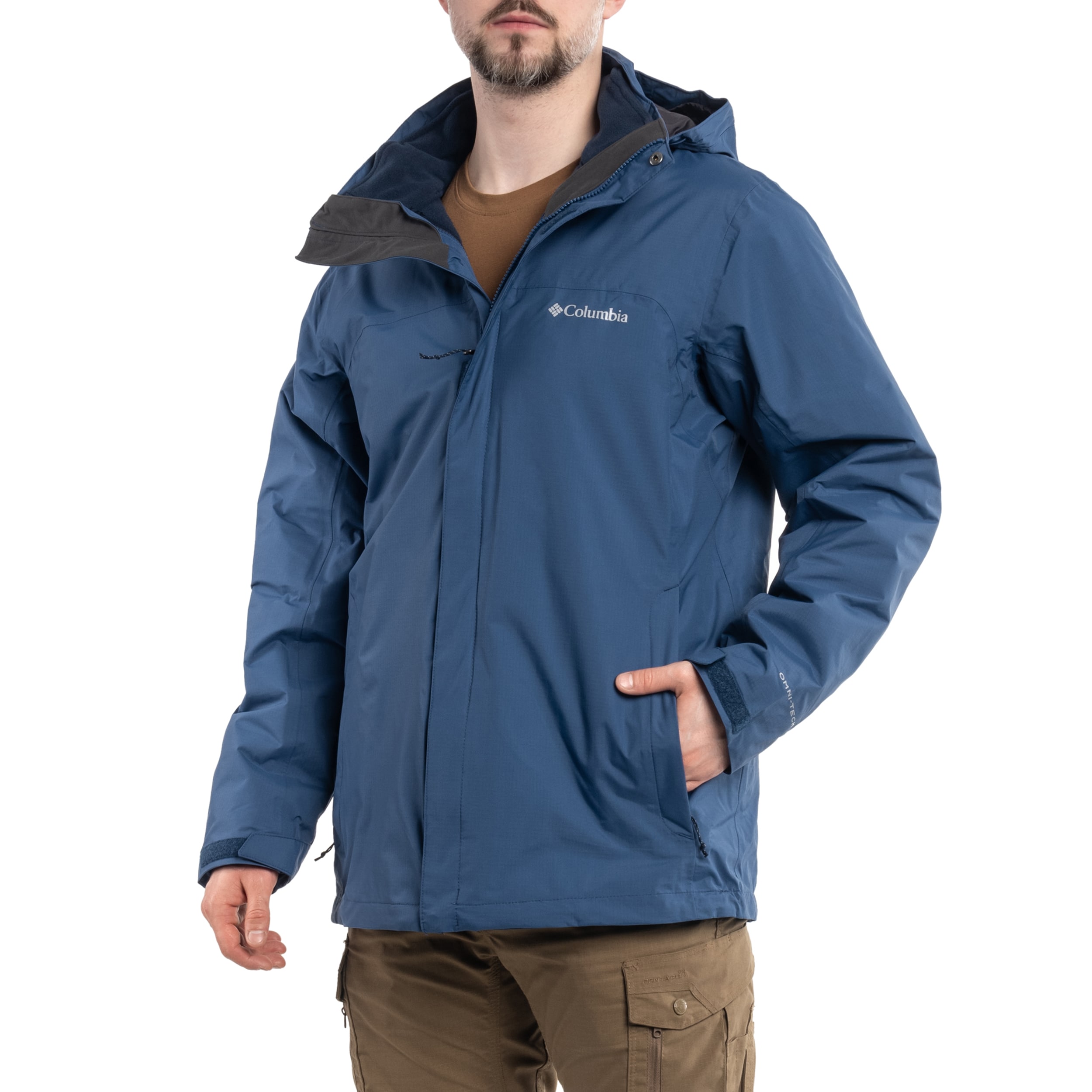 Bunda Columbia Mission Air Interchange Jacket - Night Tide/Collegiate Navy