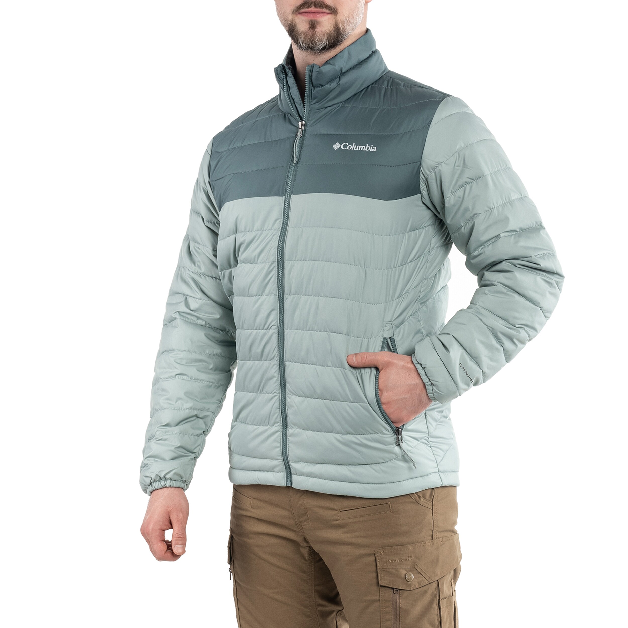 Bunda Columbia Powder Lite Jacket - Niagara / Metal