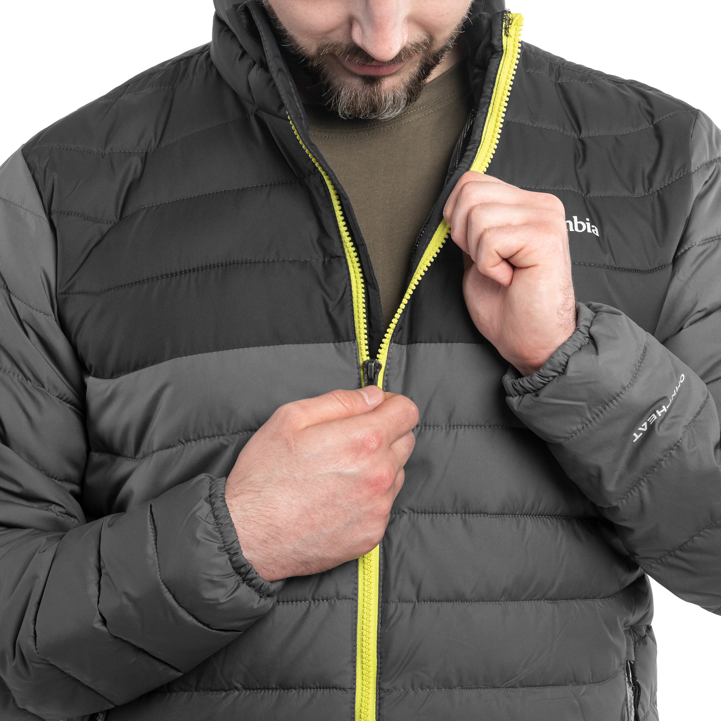 Bunda Columbia Powder Lite Jacket - City Grey/ Shark