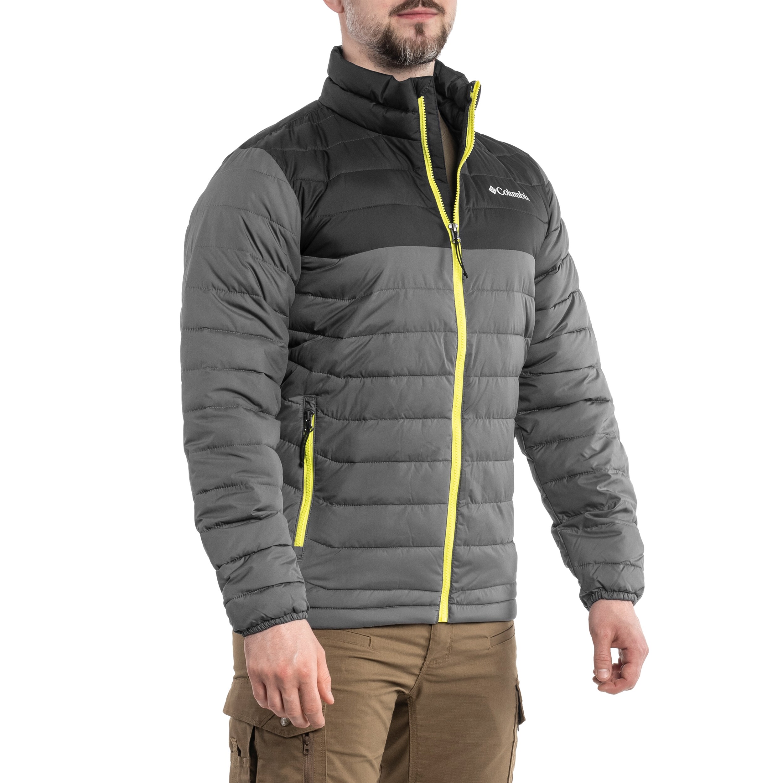 Bunda Columbia Powder Lite Jacket - City Grey/ Shark