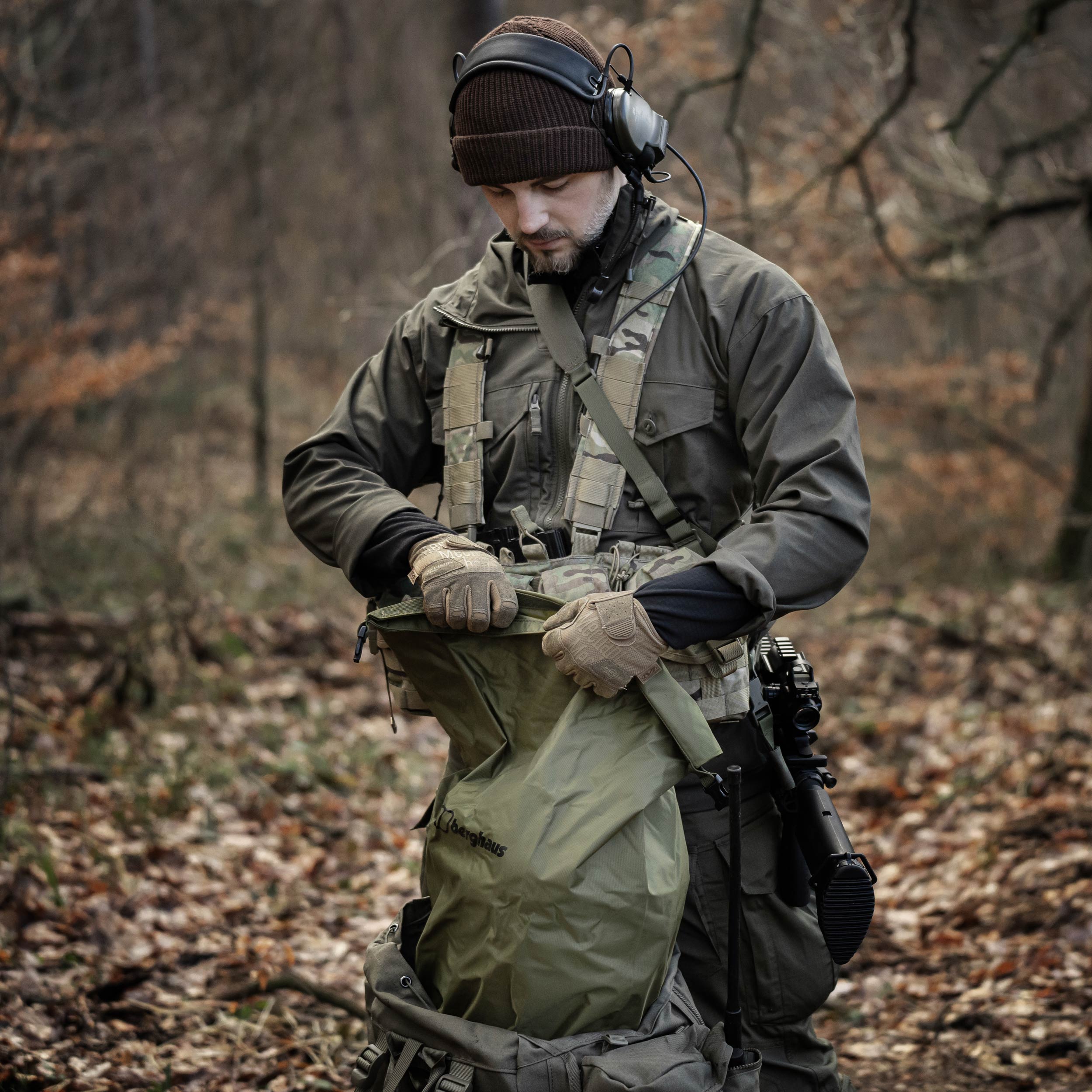 Vodotěsný vak Berghaus Tactical MMPS Lightweight Liner 70 l - Cedar