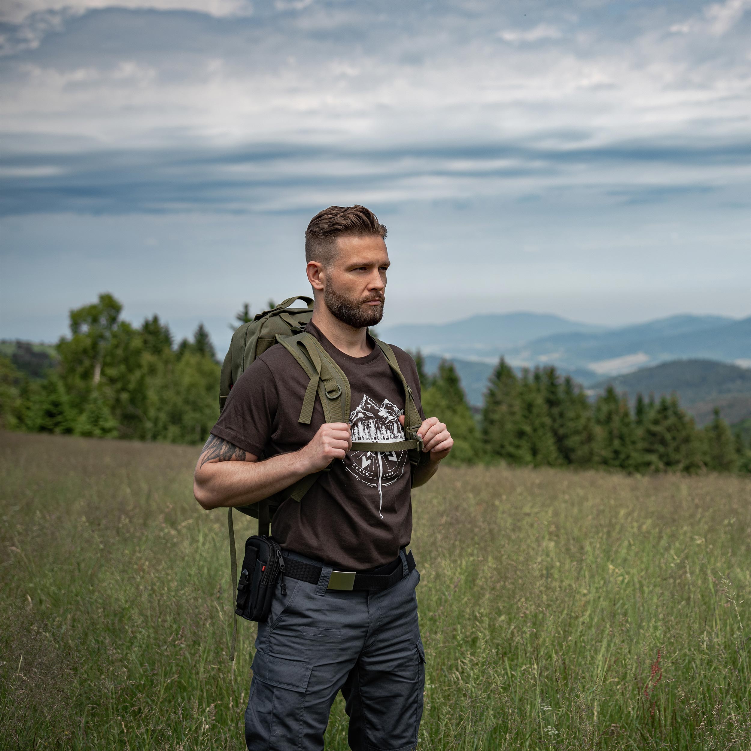 Administrativní panel Badger Outdoor Tactical Admin Pouch – černý