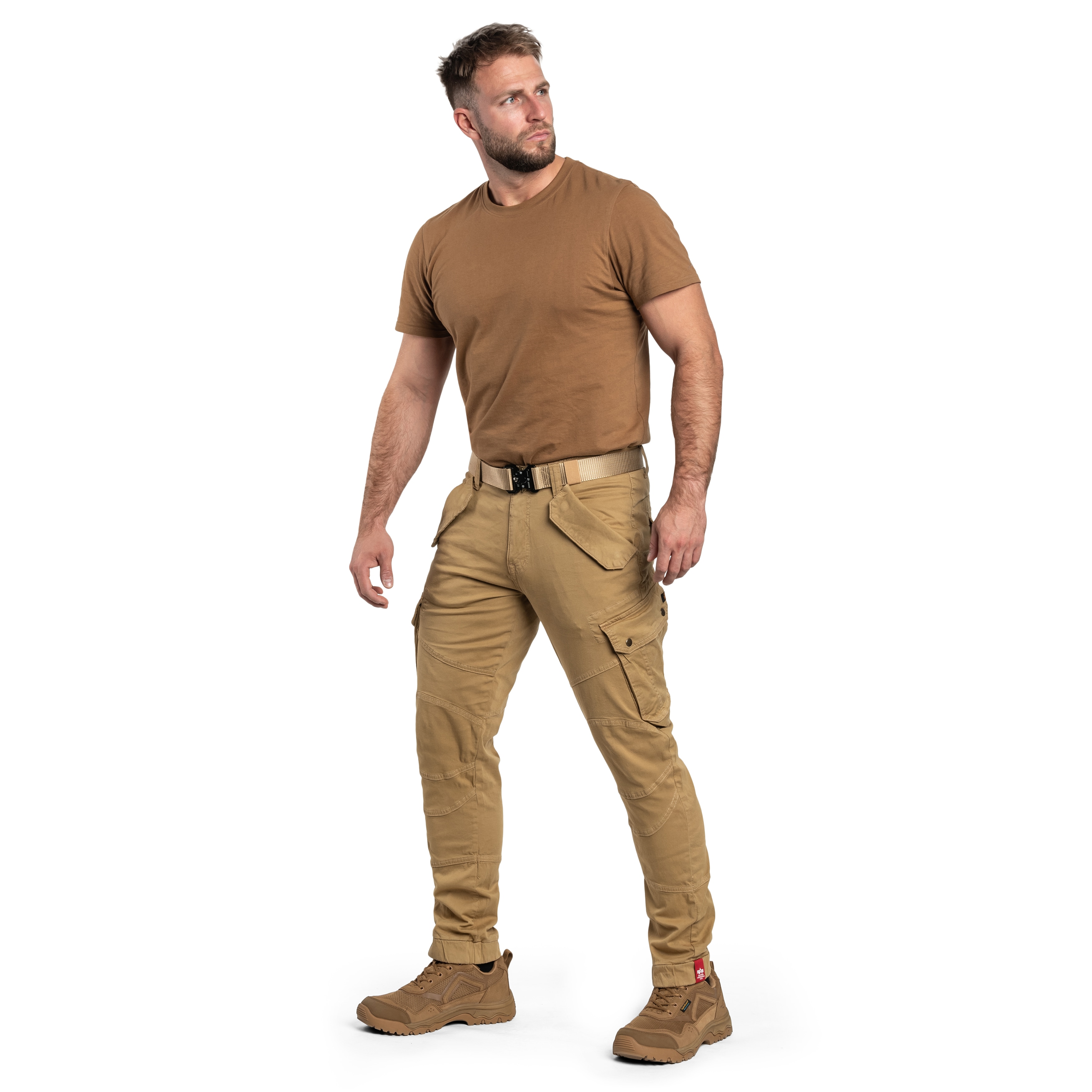 Kalhoty Alpha Industries Combat Pant LW – Khaki