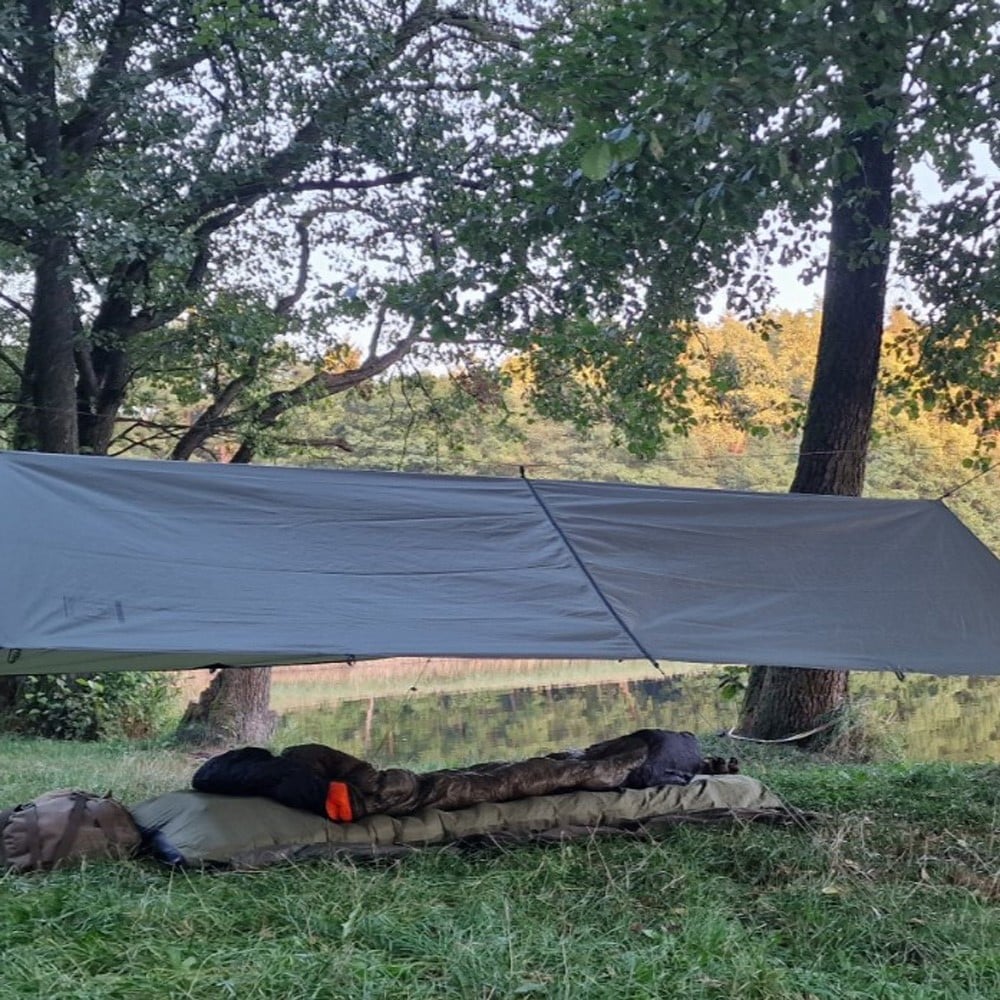 Bivakovací plachta Bushmen Easy Tarp 2 × 3 m – Green