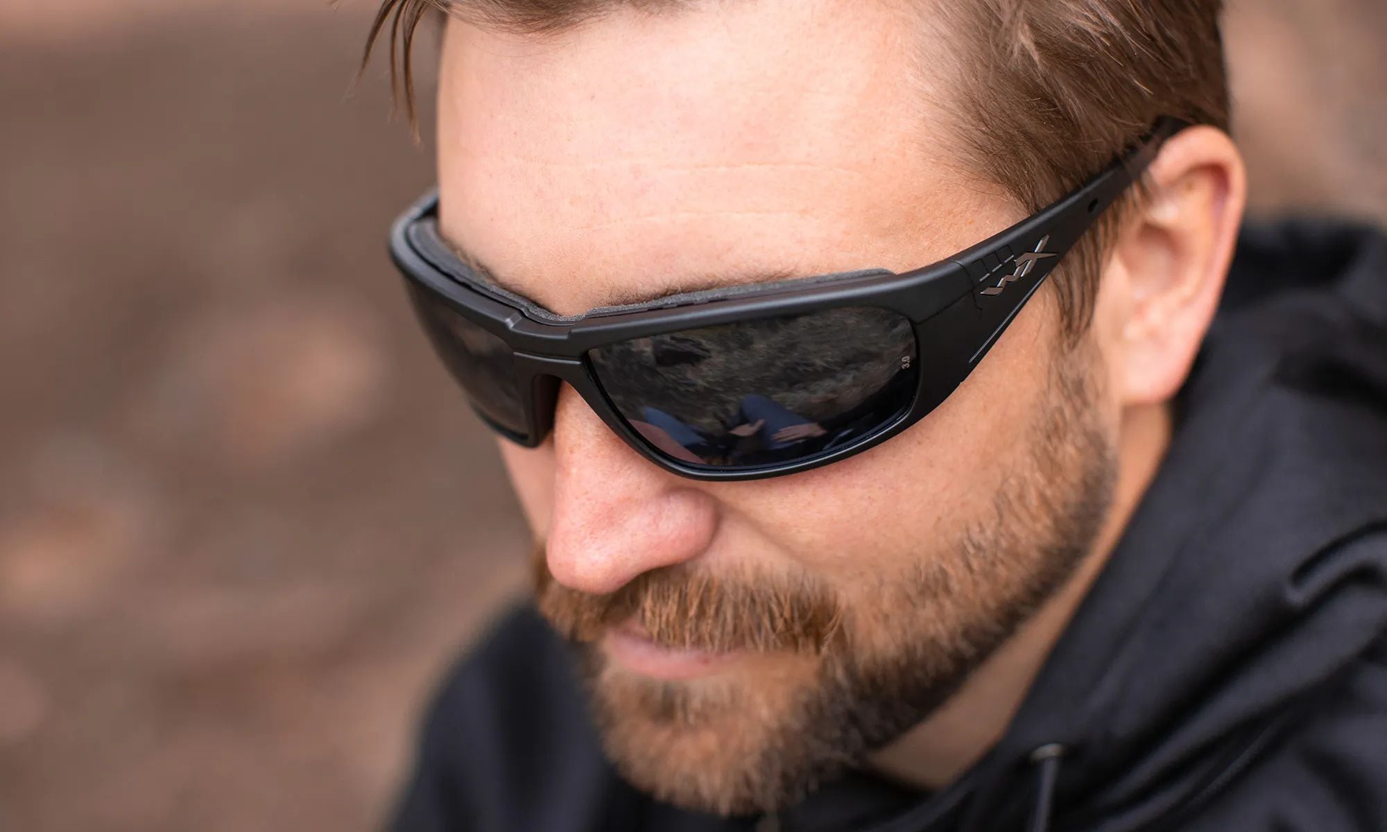 Taktické brýle Wiley X Boss – Grey Silver Flash / Matte Black