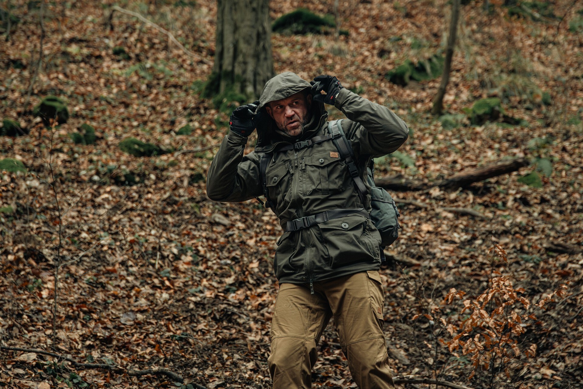 Bunda Helikon-Tex SAS Smock Duracanvas - Taiga Green