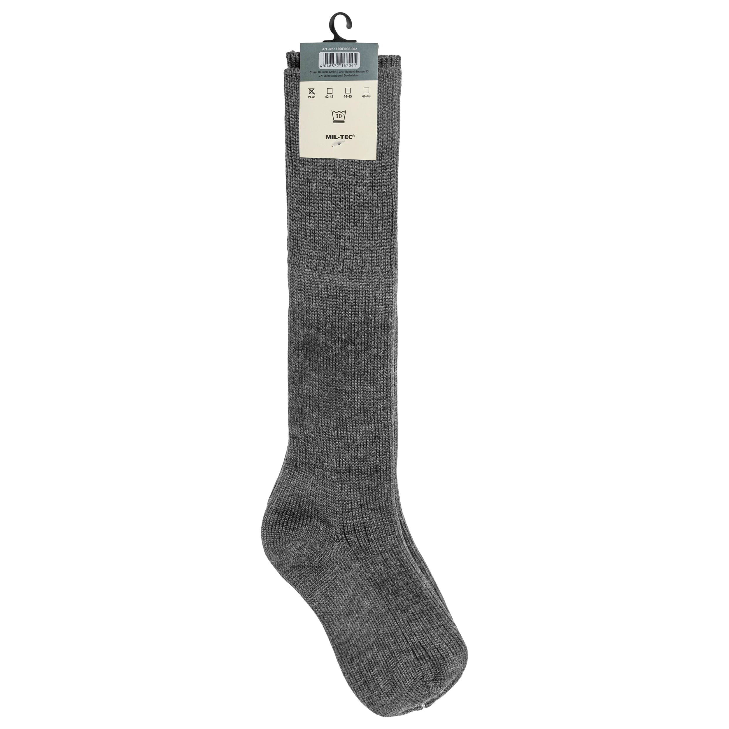 Ponožky Mil-Tec German Boot Socks - Grey