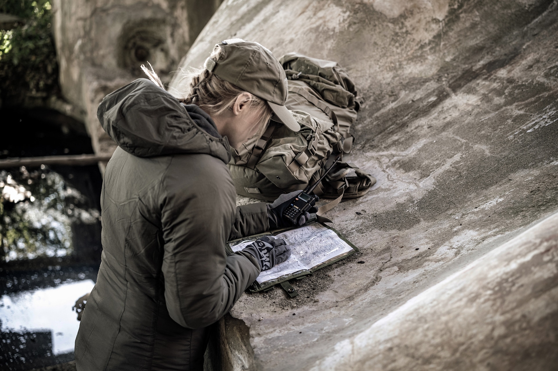 Mapový pouzdro Helikon-Tex - Desert Night Camo