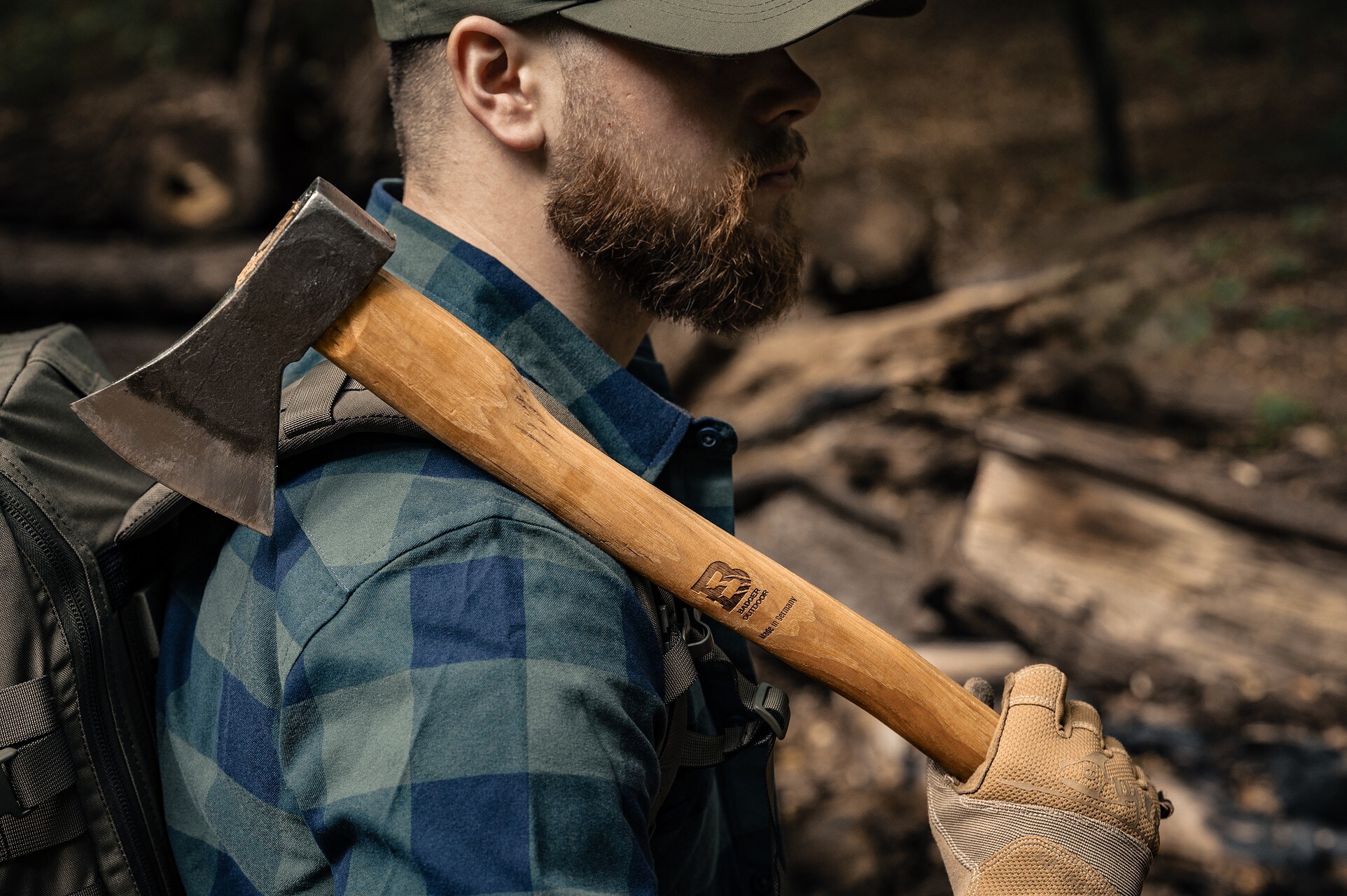 Košile Helikon-Tex GreyMan - Moss Green Checkered