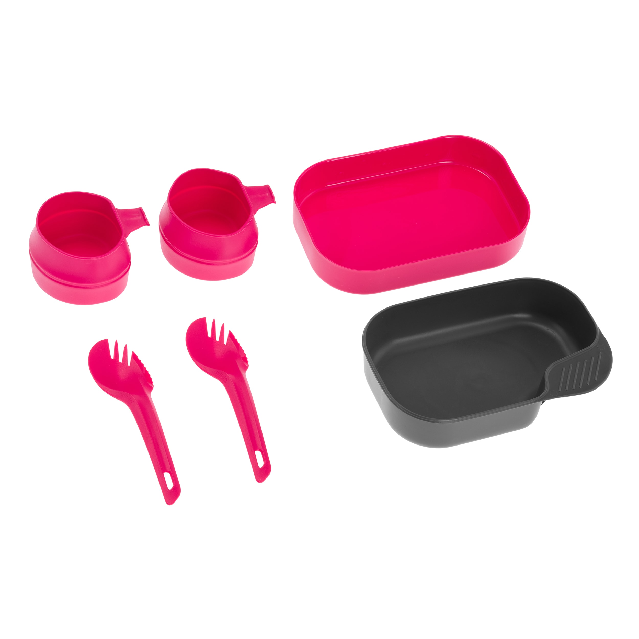 Turistická sada Wildo Camp-A-Box Duo Light Green - Raspberry